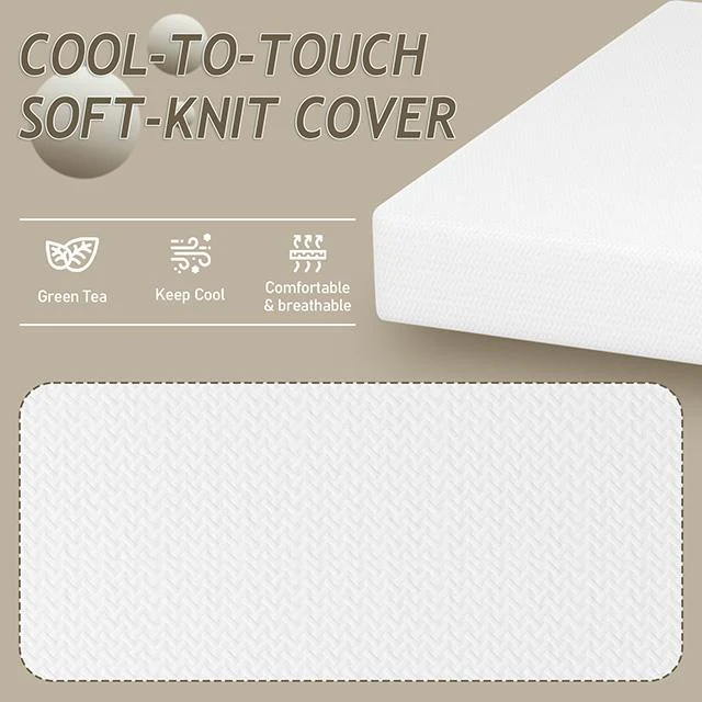 Forsythia 10" E.King Green Tea Gel Memory Foam - Image 4