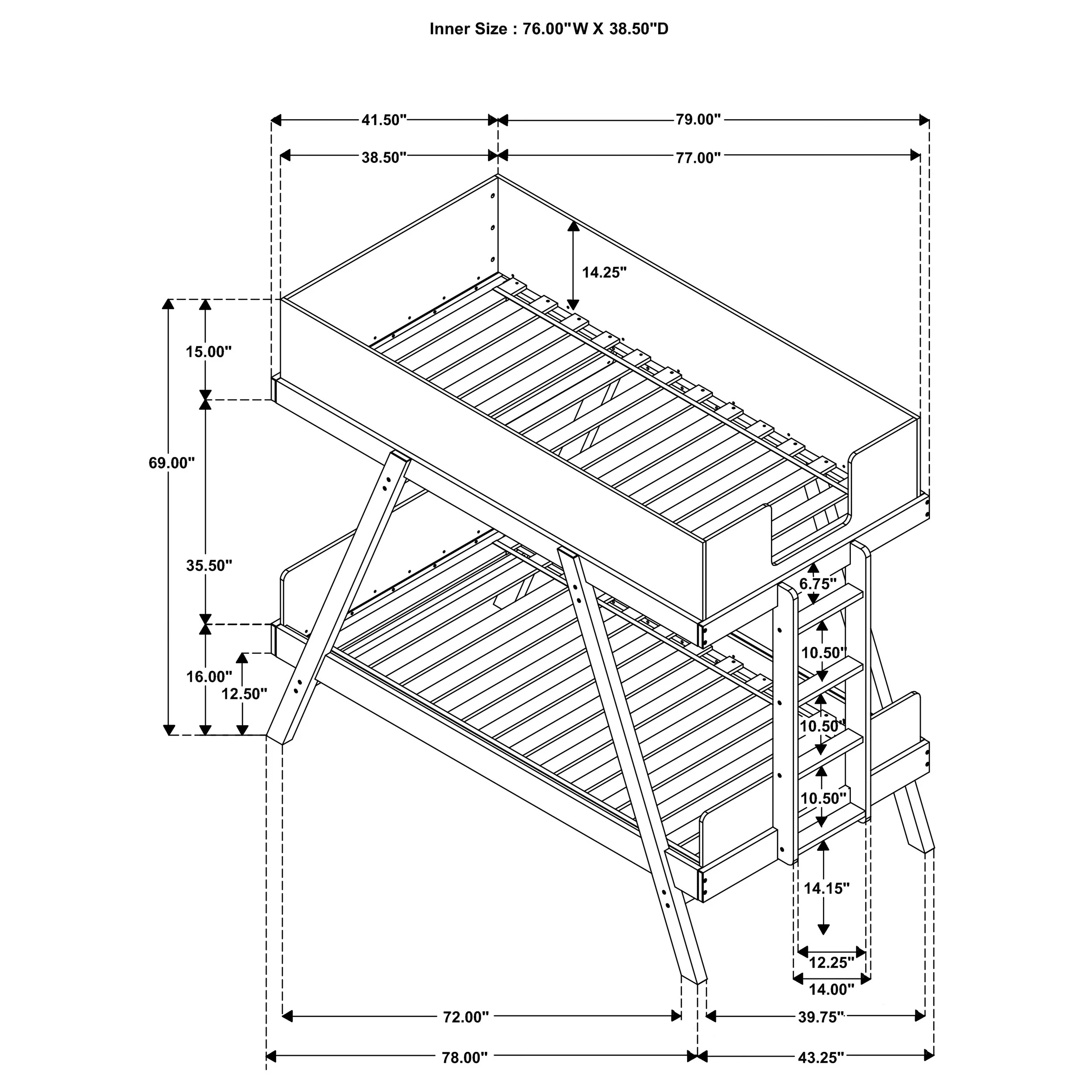 Frankie Bunk Bed - Image 8