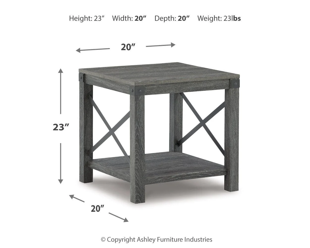 Freedan End Table - Image 6