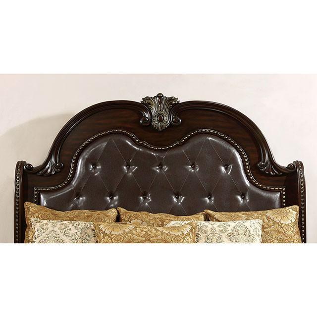 Fromberg Brown Cherry E.King Bed - Image 3