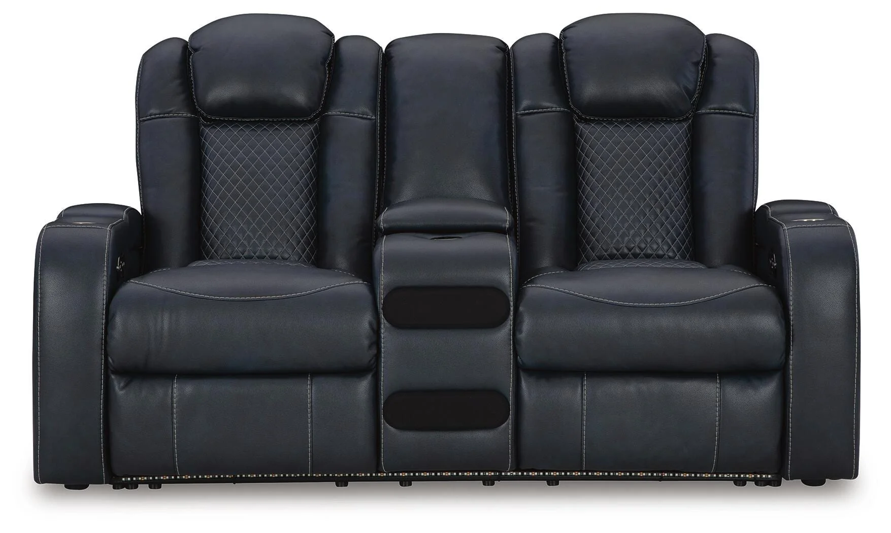 Fyne-Dyme Power Reclining Loveseat with Console - Image 17