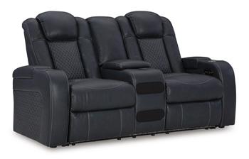 Fyne-Dyme Power Reclining Loveseat with Console - Image 19