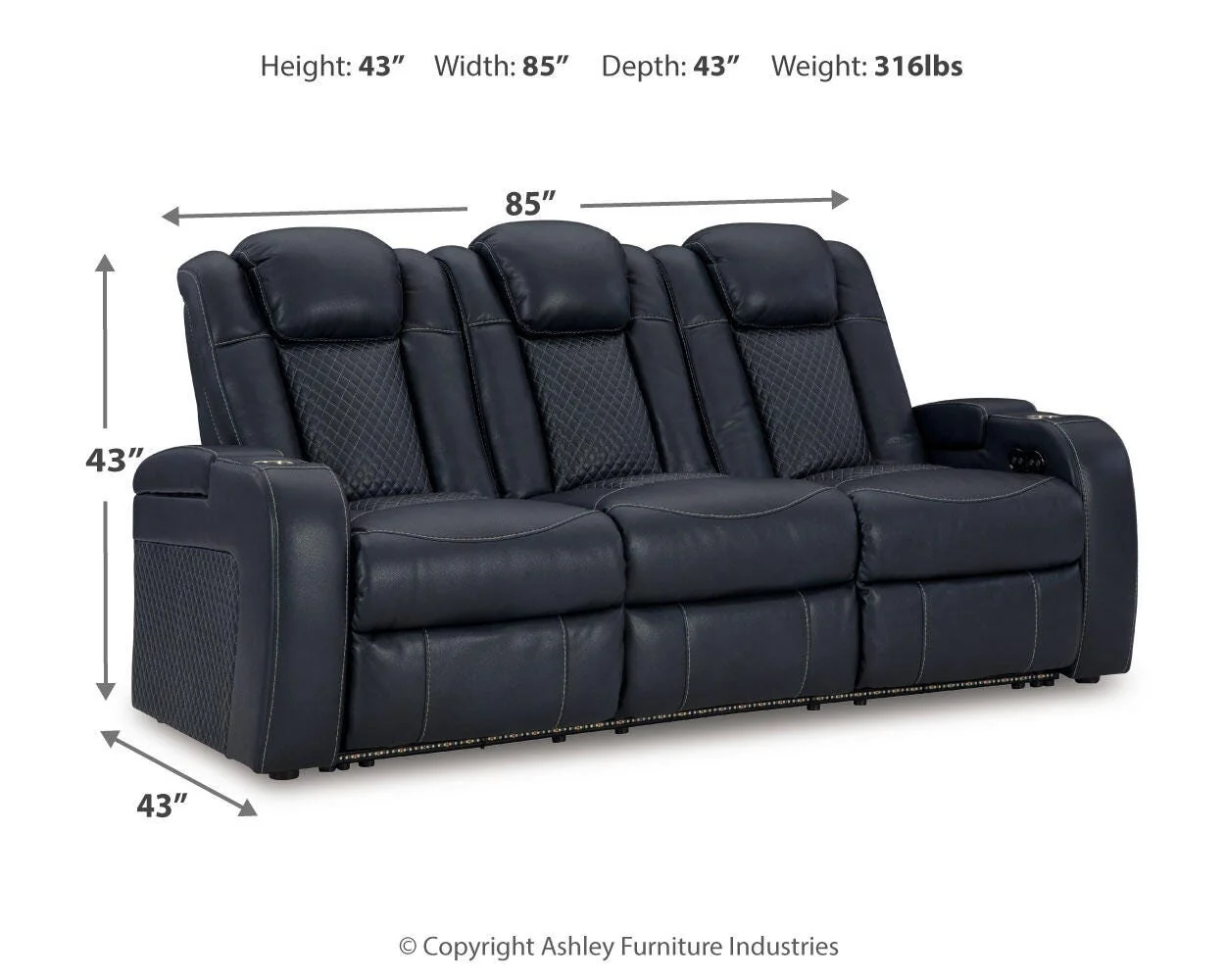 Fyne-Dyme Power Reclining Sofa - Image 18