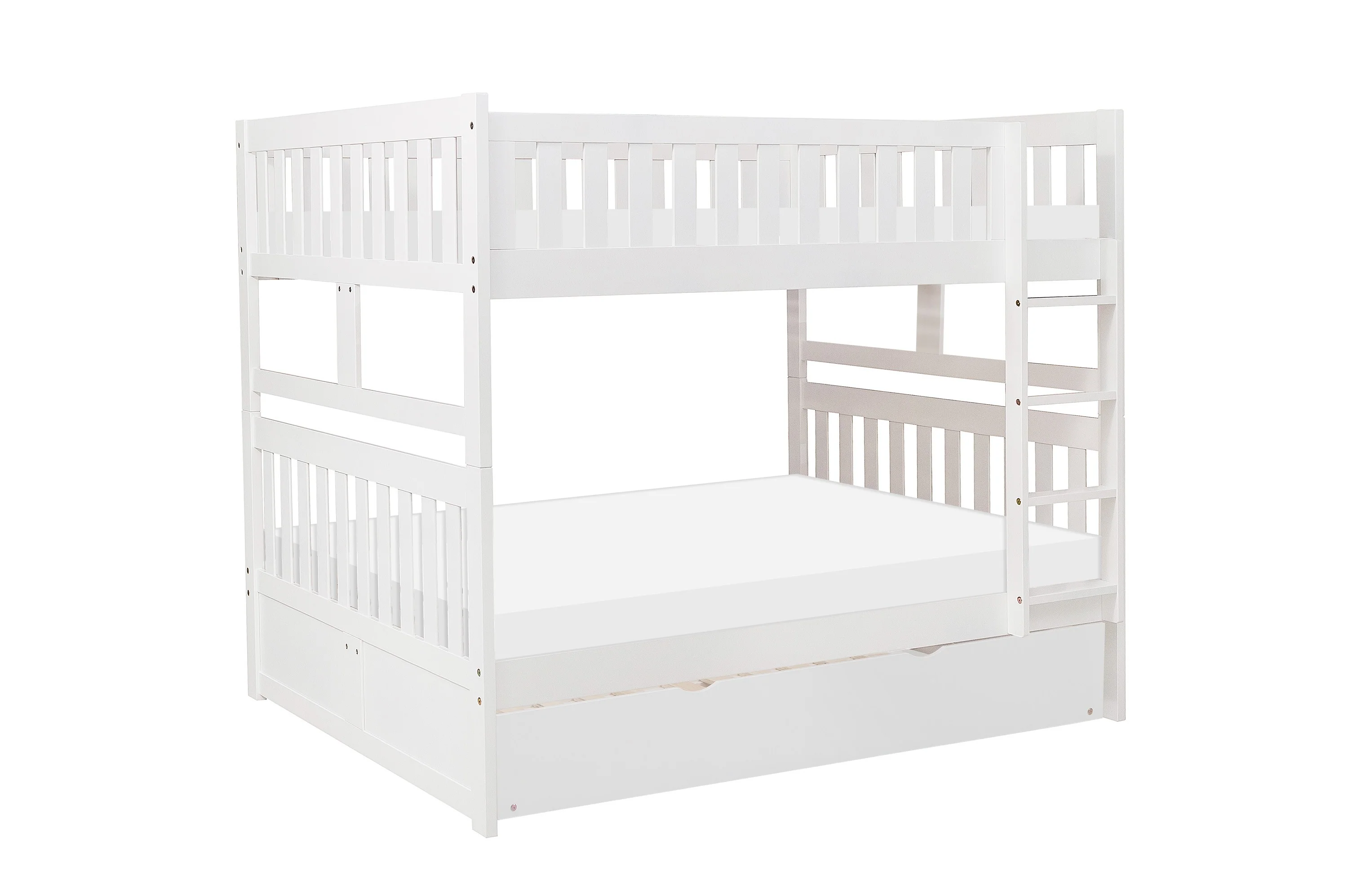 Galen Full/Full Bunk Bed With Twin Trundle