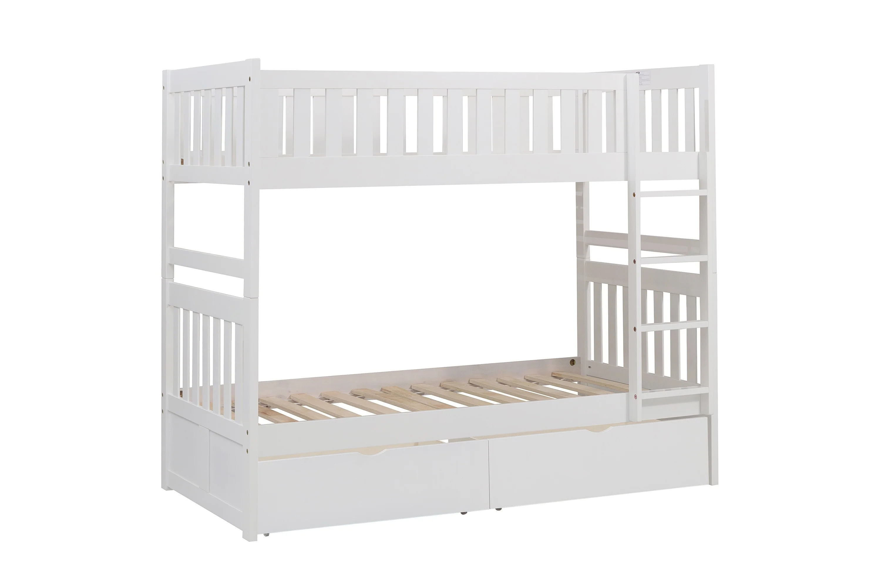 Galen Twin/Twin Bunk Bed With Storage Boxes - Image 5