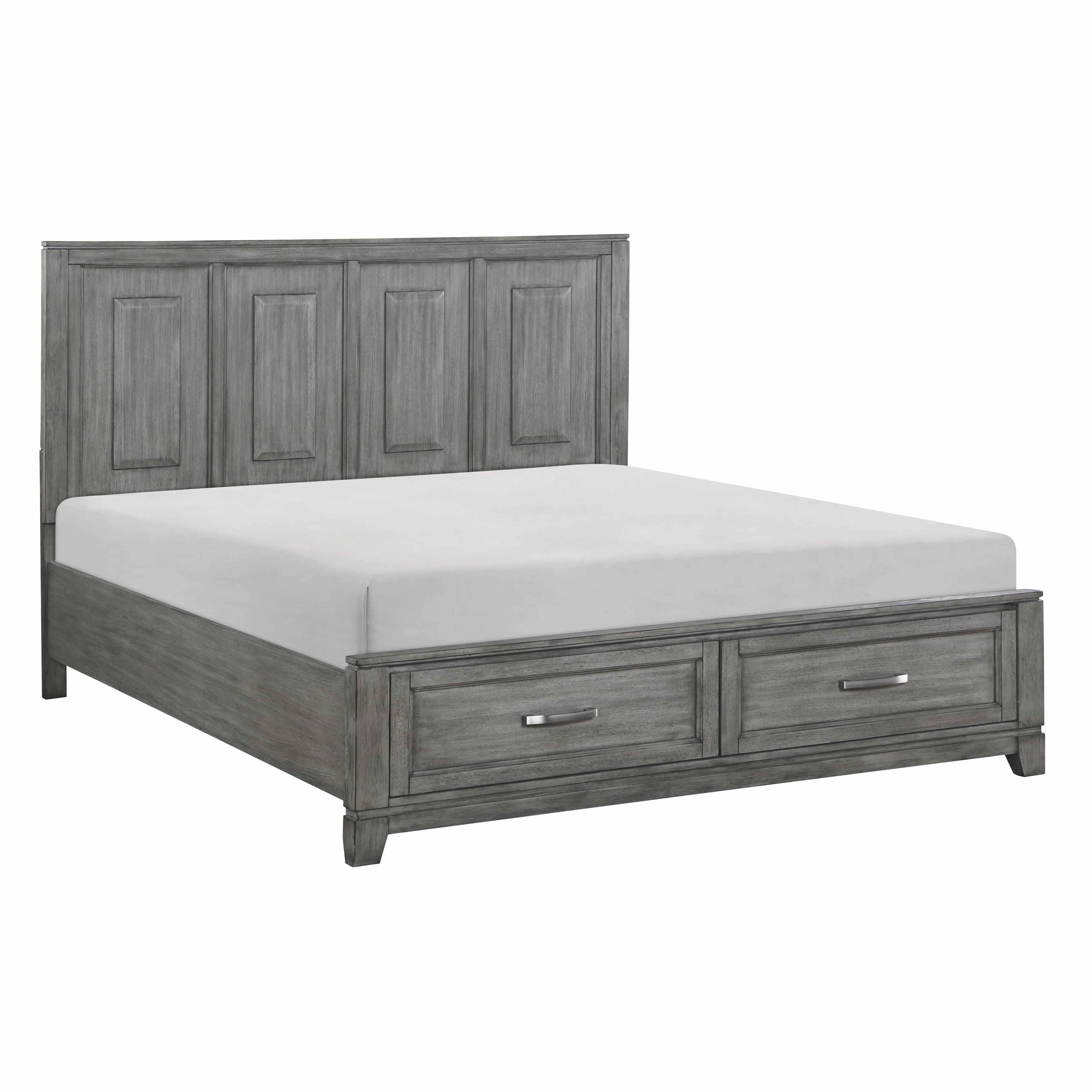 Garretson (3) Eastern King Platform Bed with Footboard Storage - Image 2