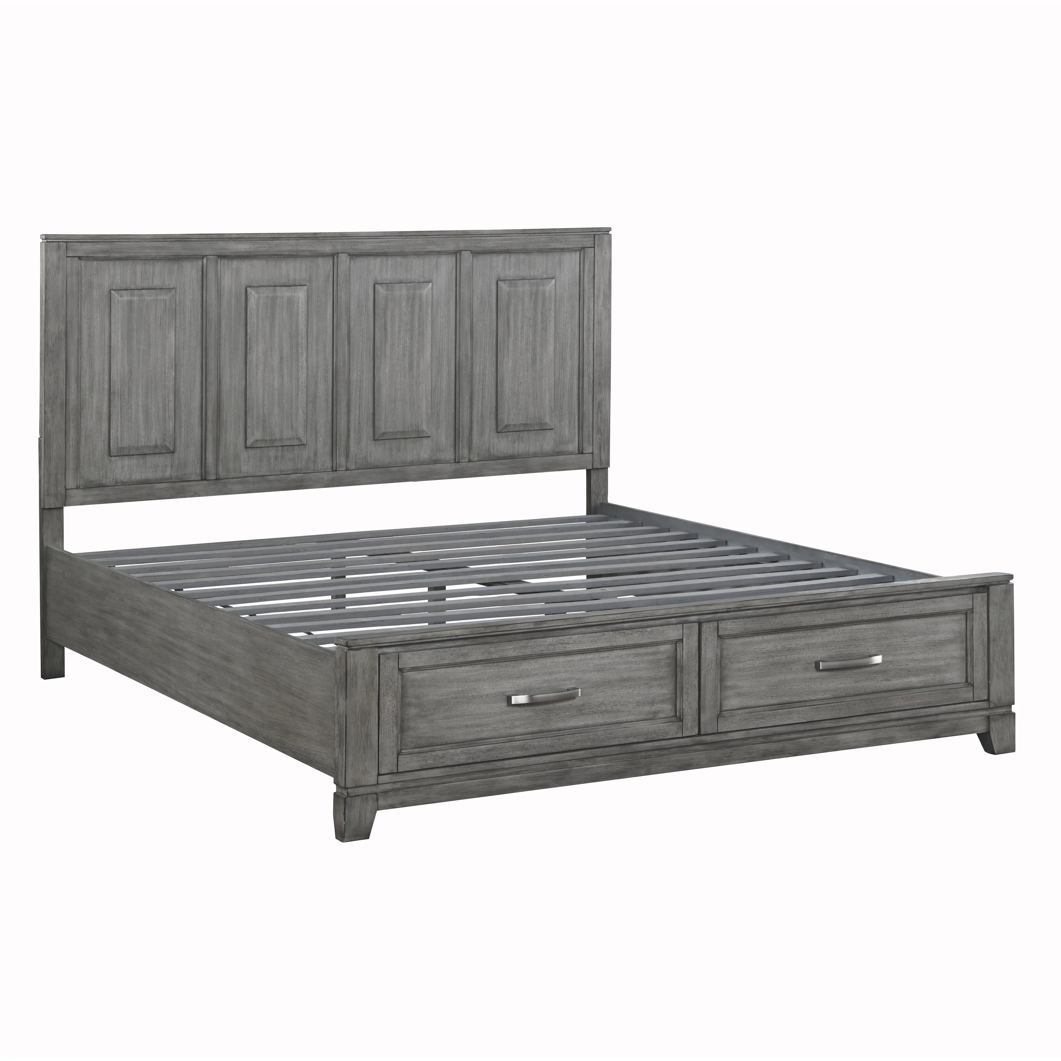 Garretson (3) Eastern King Platform Bed with Footboard Storage - Image 5