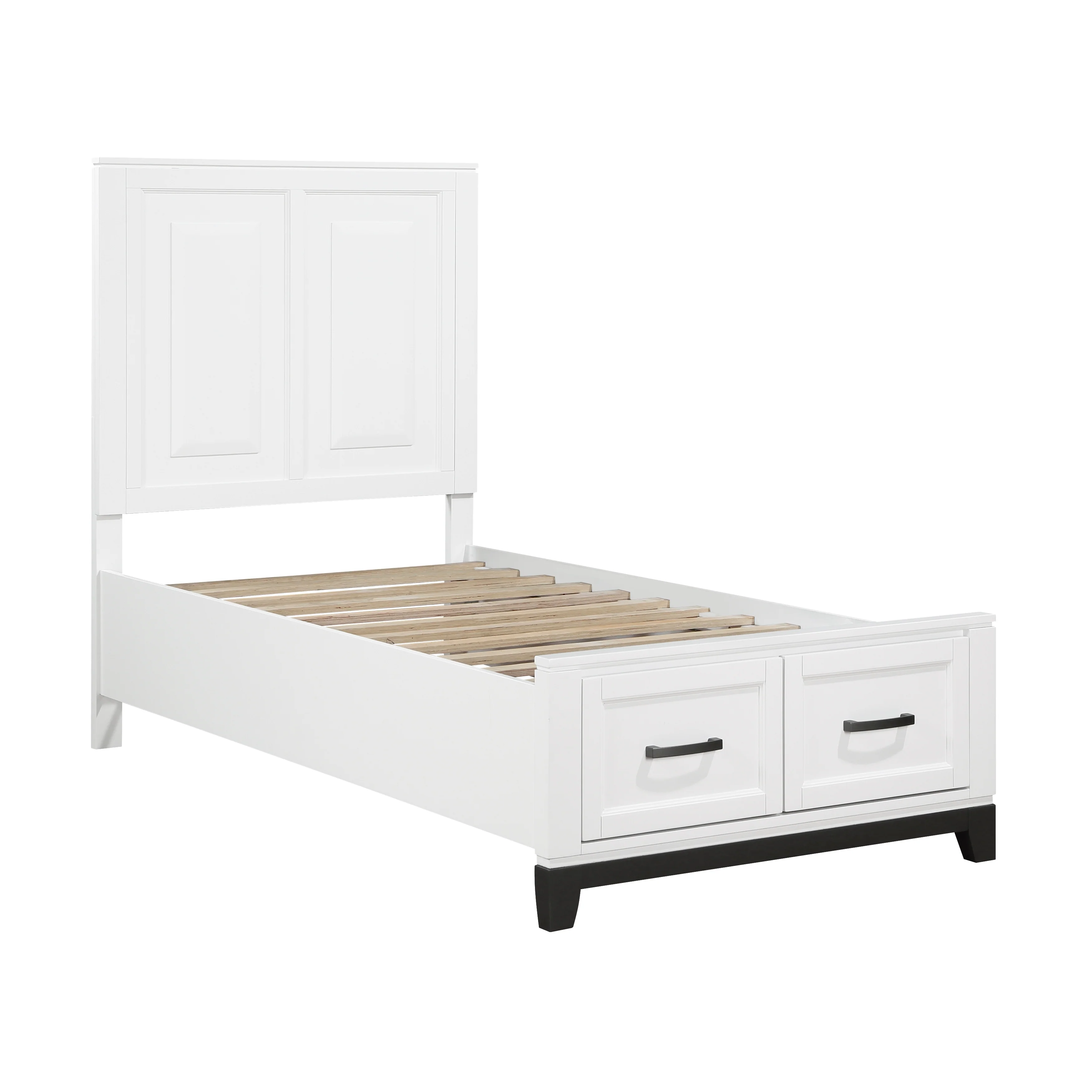 Garretson 4 & 5 Piece Bed Set Gray & White - Image 17