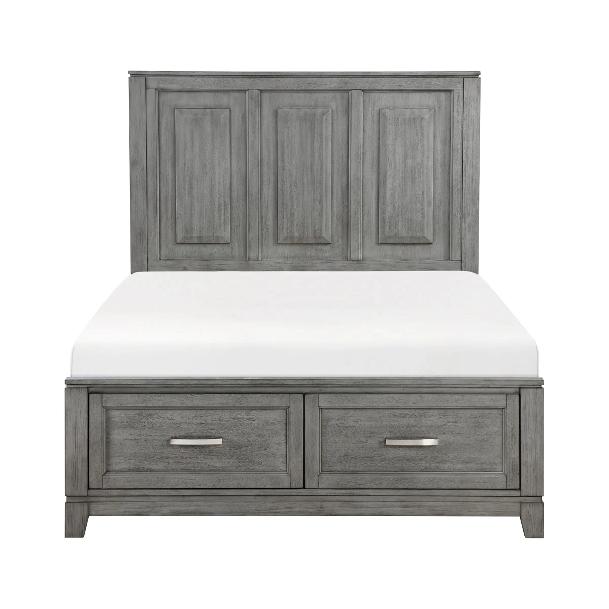 Garretson Full & Twin Platform Bed with Footboard Storage