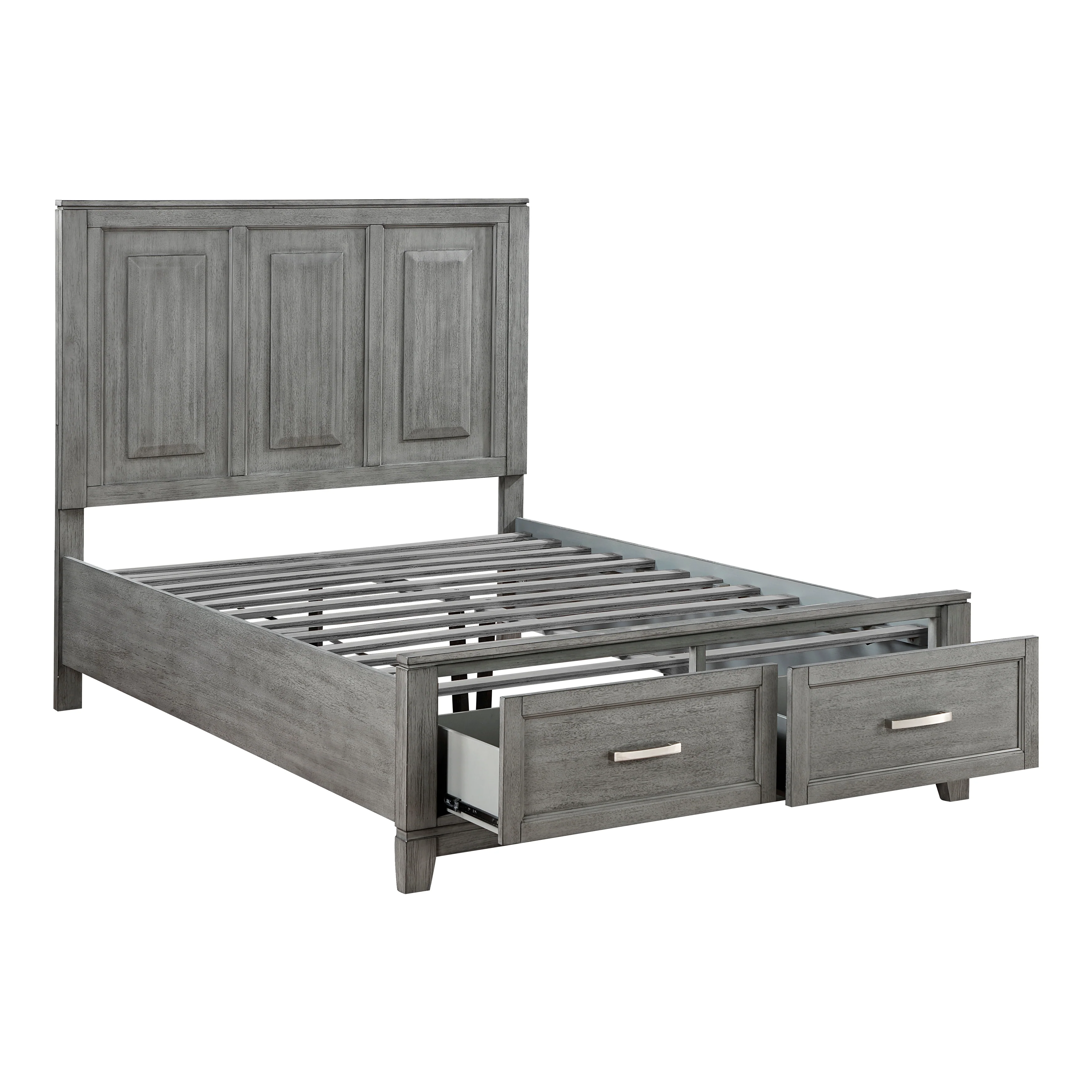 Garretson Full & Twin Platform Bed with Footboard Storage - Image 5