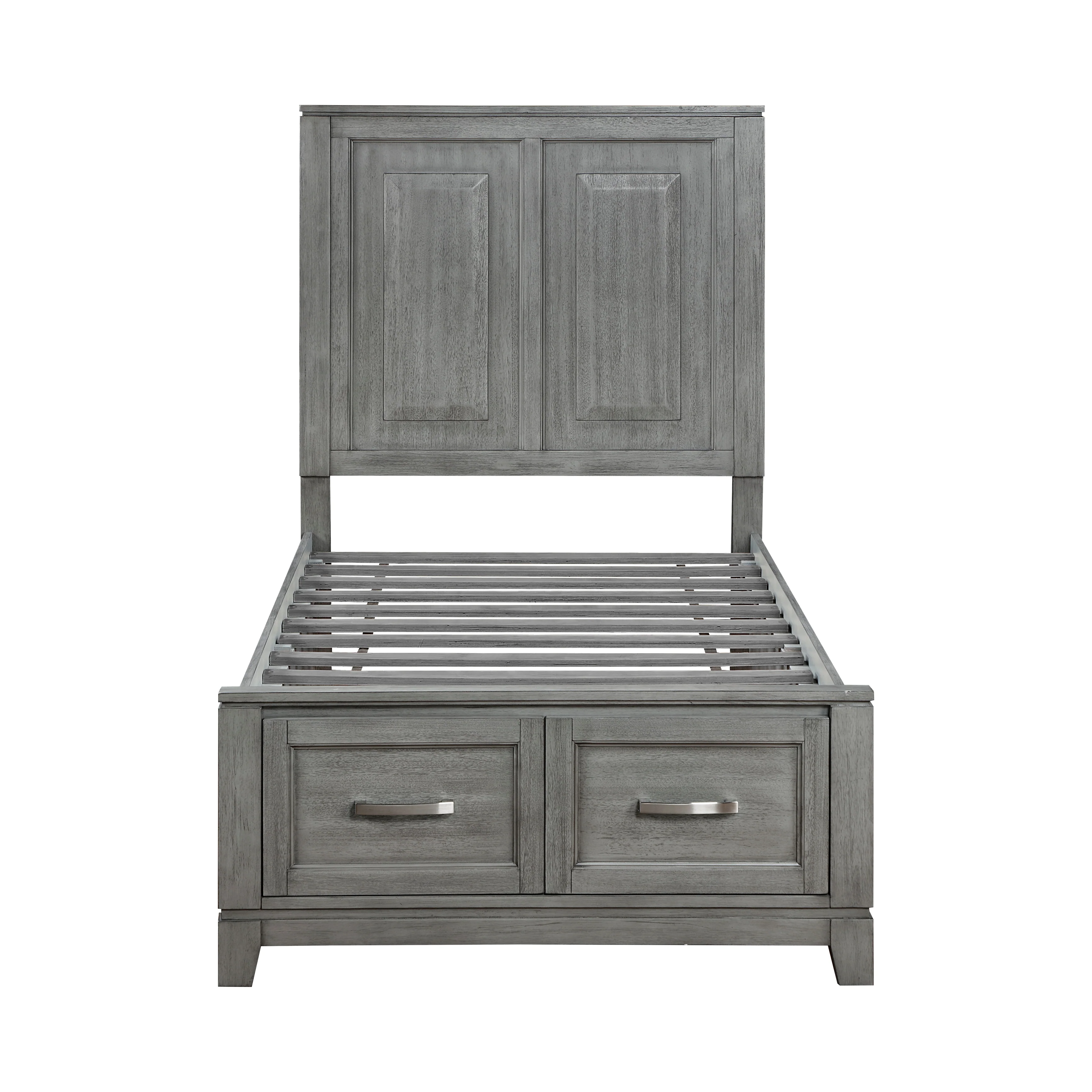 Garretson Full & Twin Platform Bed with Footboard Storage - Image 7
