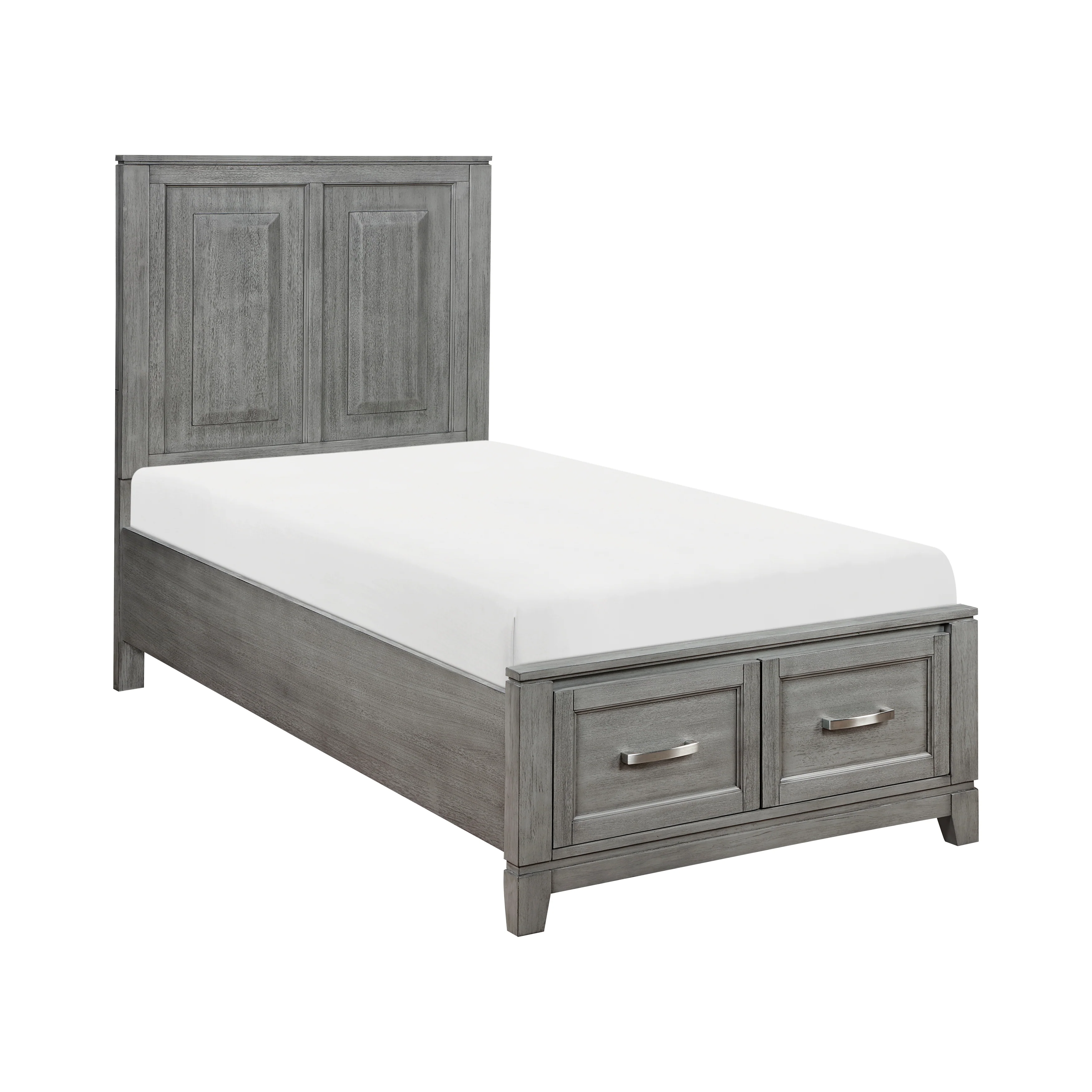 Garretson Full & Twin Platform Bed with Footboard Storage - Image 8