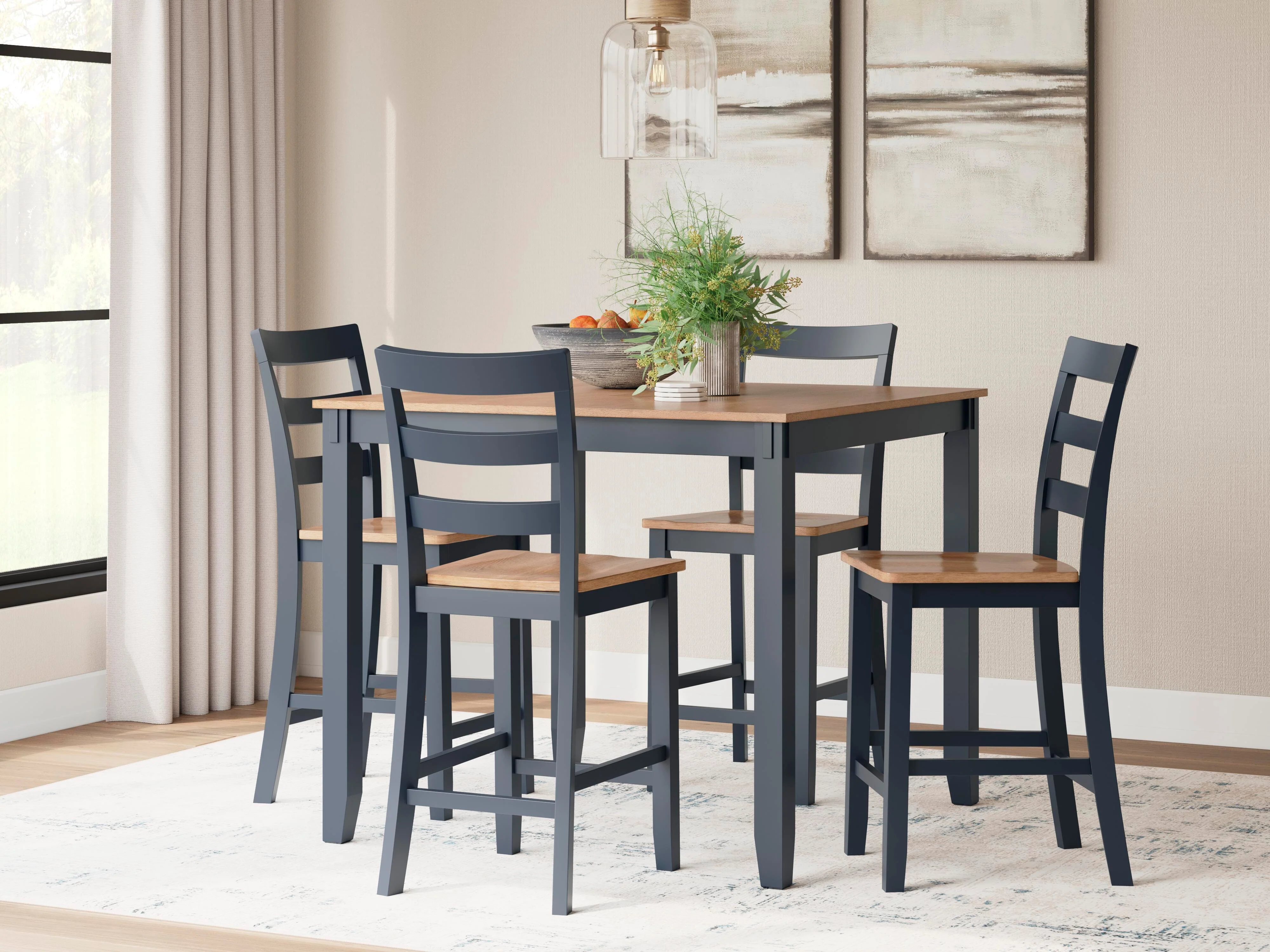 Gesthaven Counter Height Dining Table and 4 Barstools (Set of 5) - Image 8