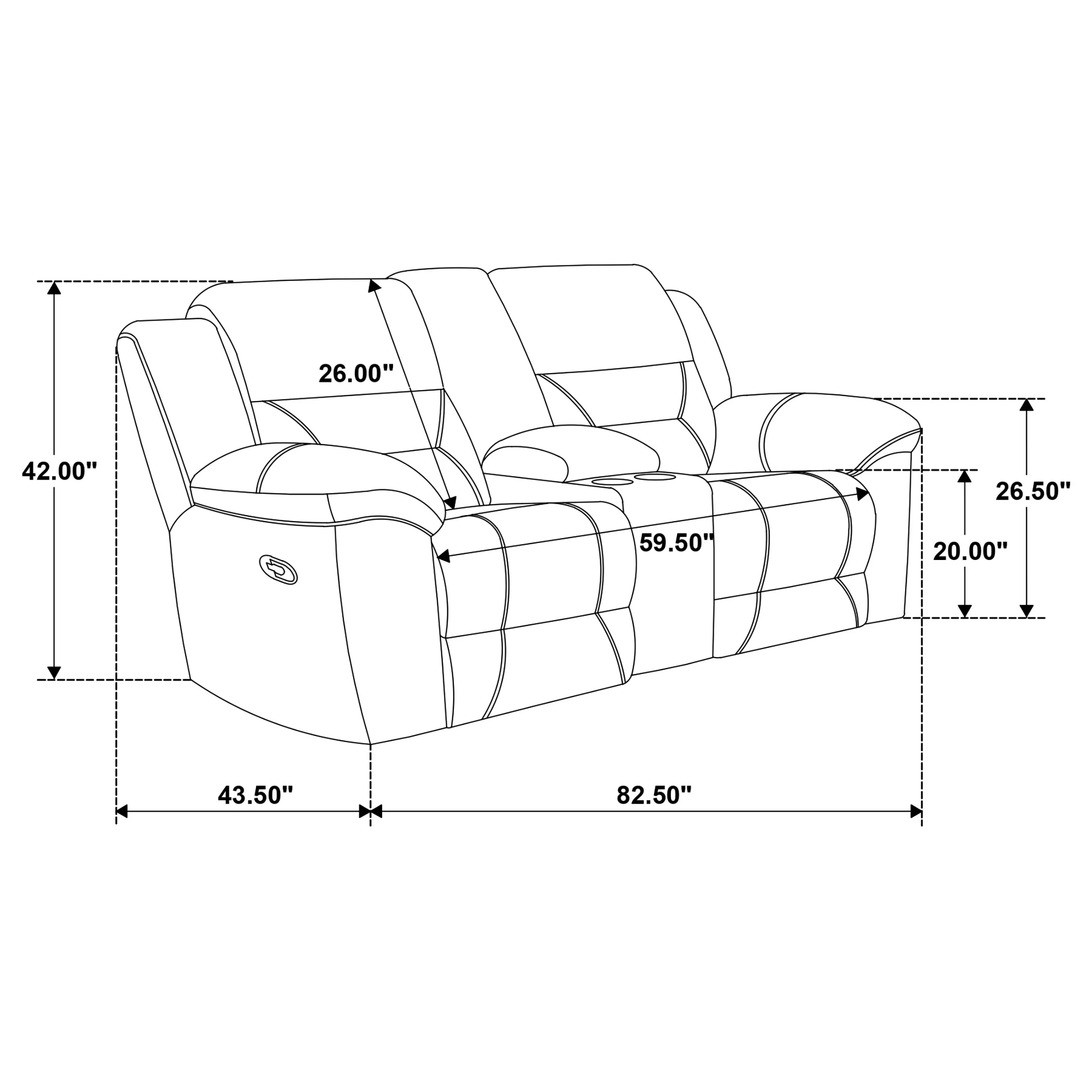 Gilson Reclining Sofa Set - Image 17