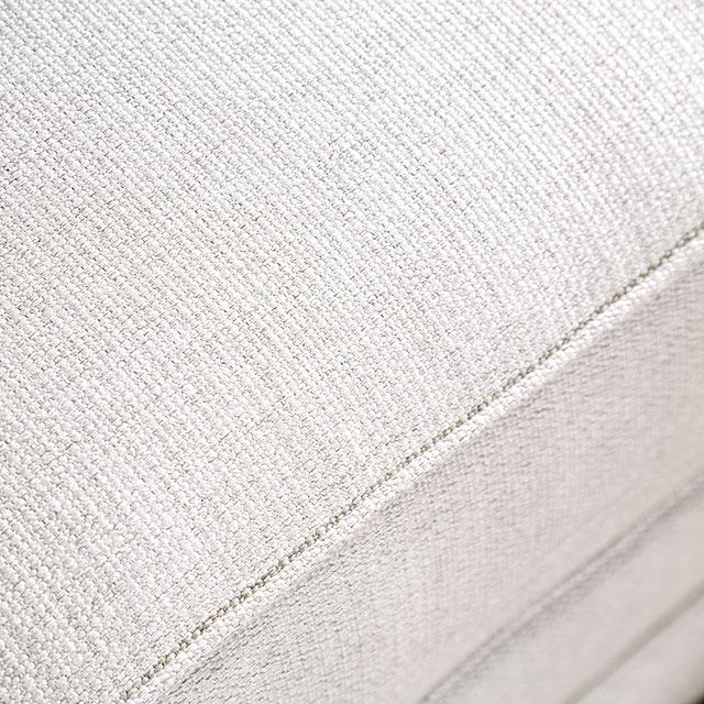 Giovanni Beige/Blue Love Seat - Image 3