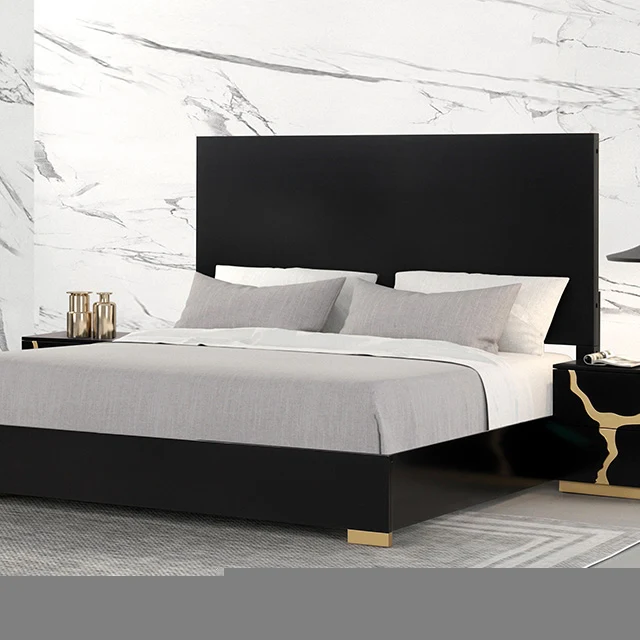Goldsberg E.King & Queen Bed Grey & Pink - Image 3