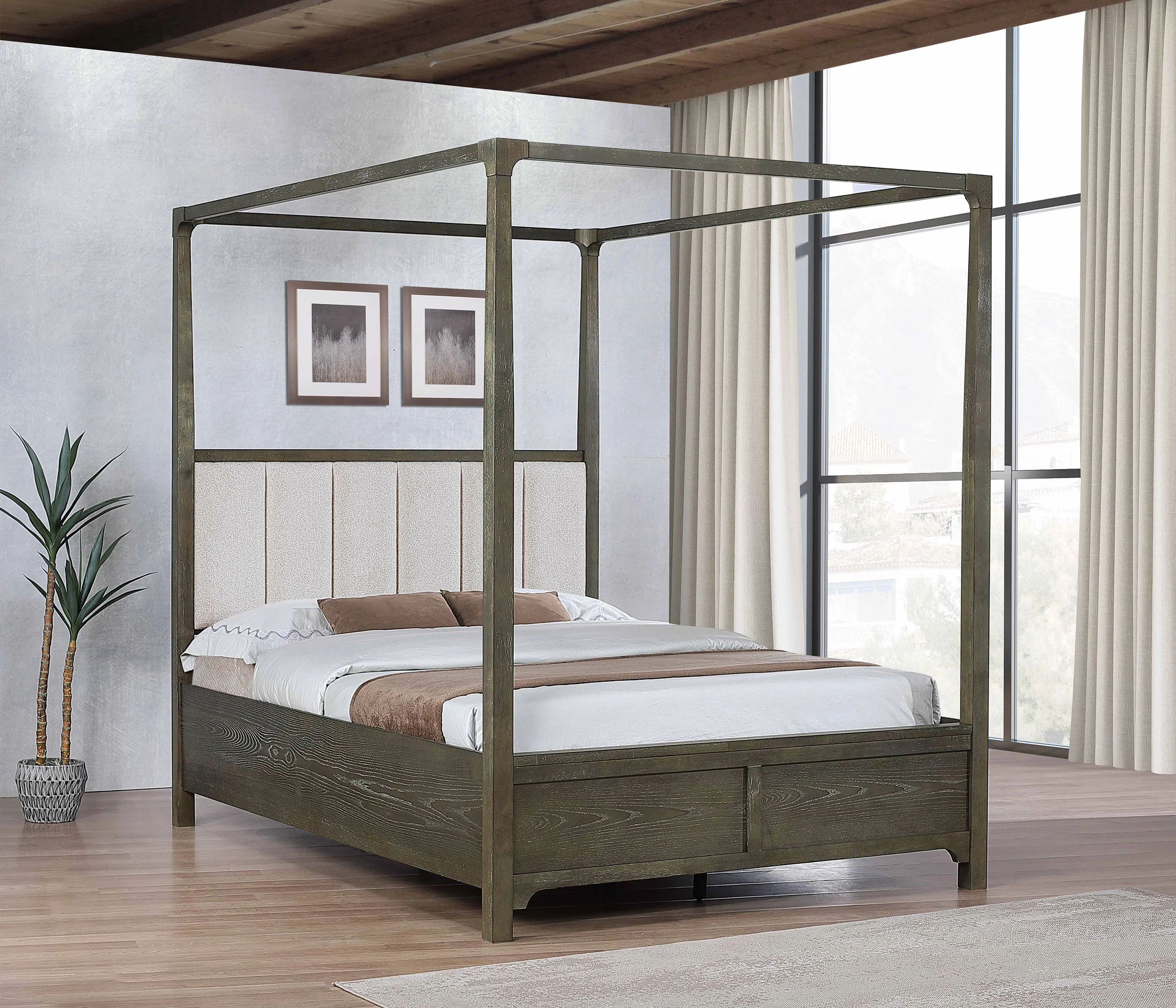 Gran Park Canopy Panel Bed - Image 2