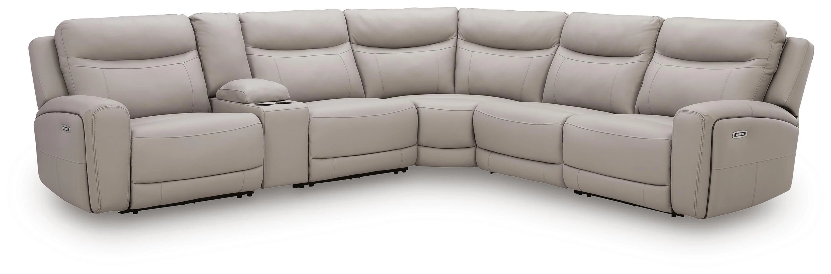 Gravier Power Reclining Sectional with Storage Console