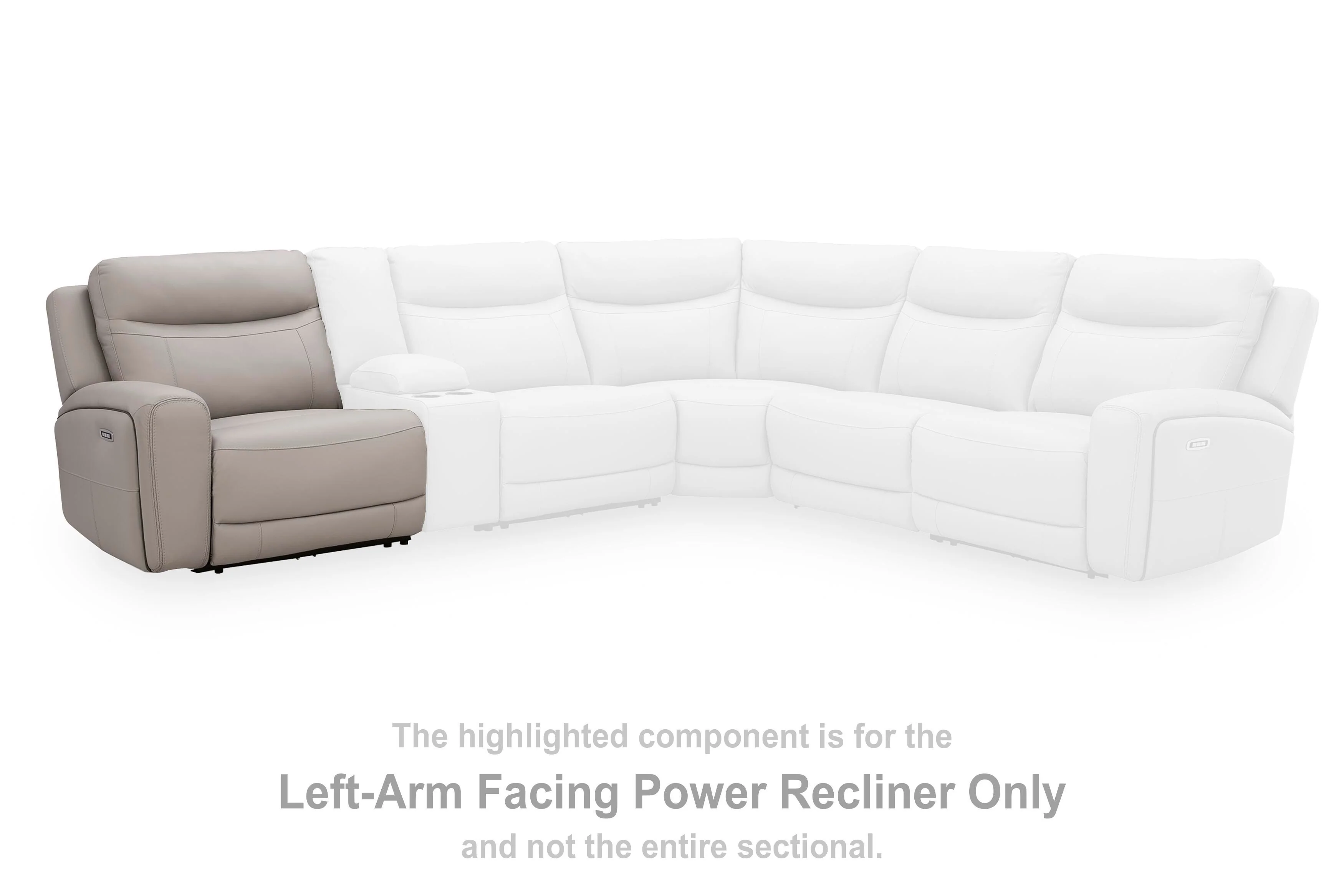 Gravier Power Reclining Sectional with Storage Console - Image 14