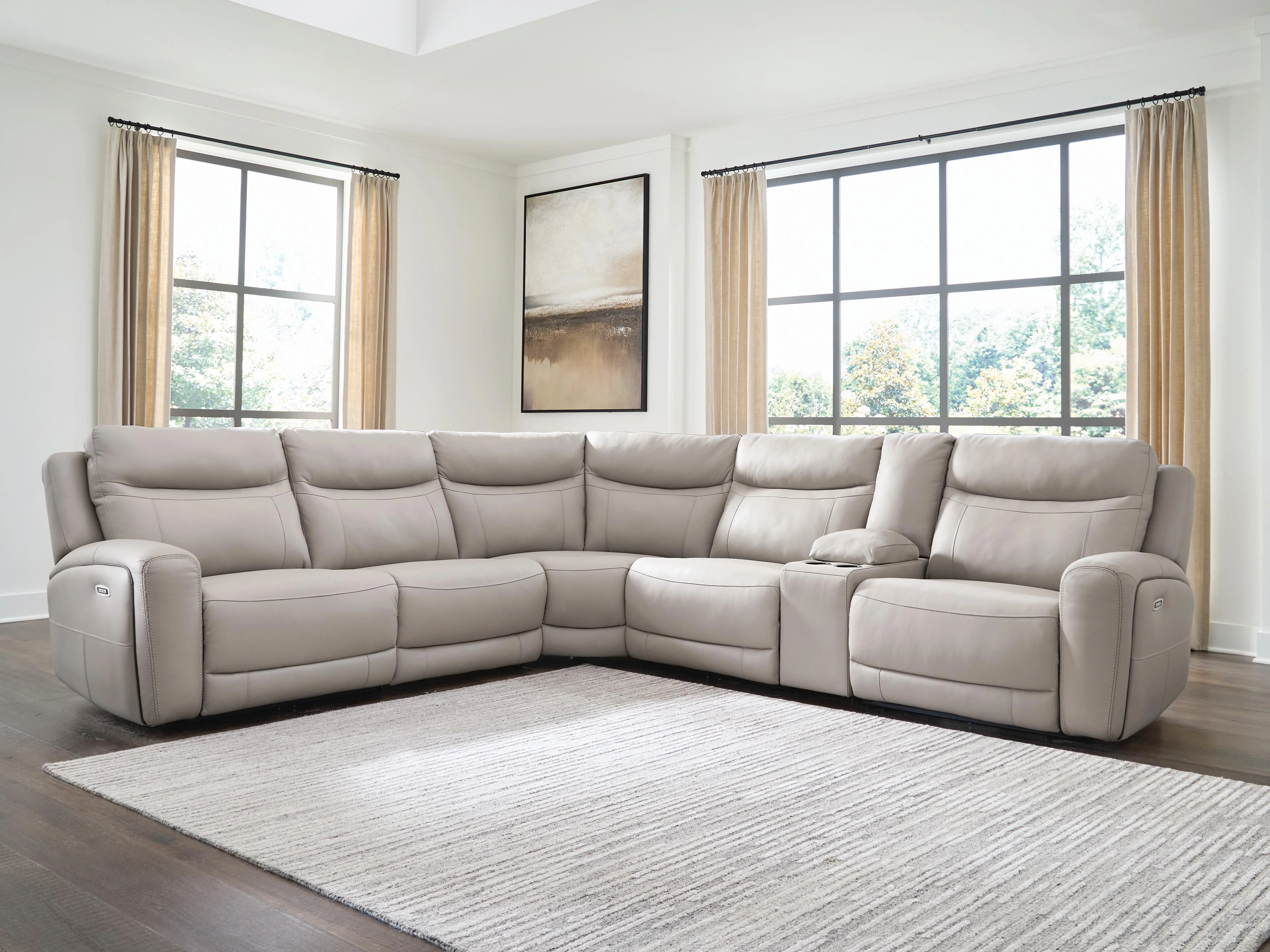 Gravier Power Reclining Sectional with Storage Console - Image 26