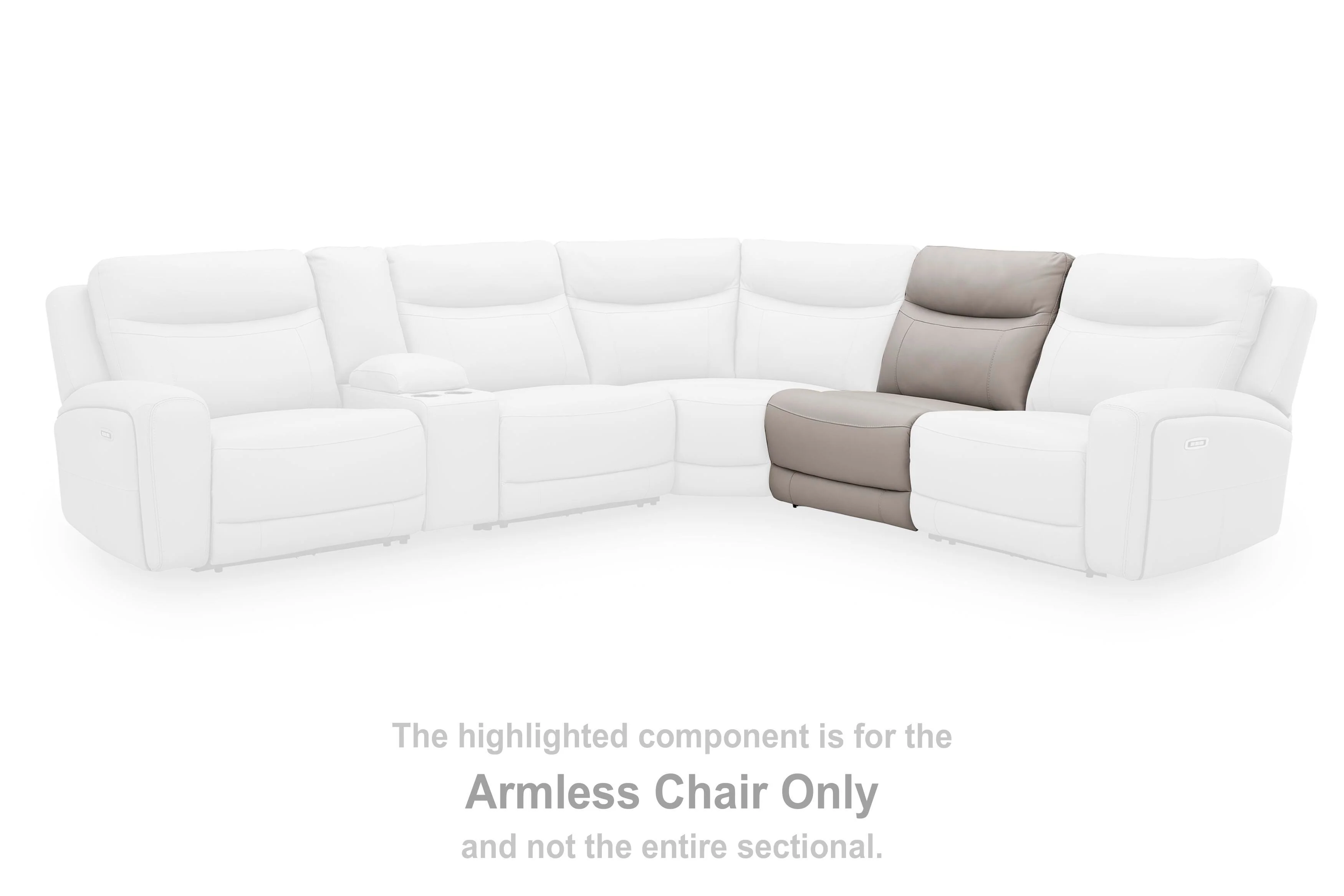 Gravier Power Reclining Sectional with Storage Console - Image 8
