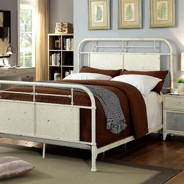 Haldus Cal.King, E.King, & Twin Bed White, Ivory, & Red - Image 10
