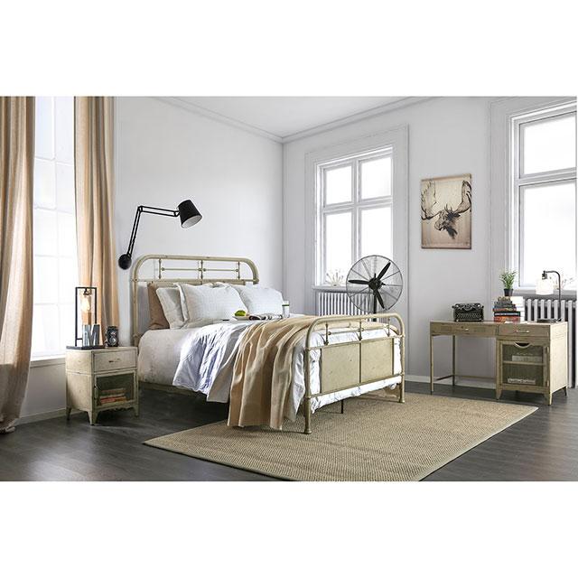 Haldus Cal.King, E.King, & Twin Bed White, Ivory, & Red - Image 6