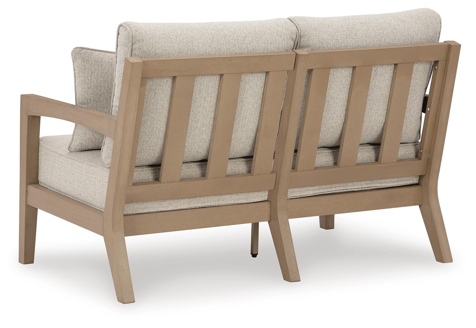 Hallow Creek Outdoor Loveseat with Cushion - Image 5