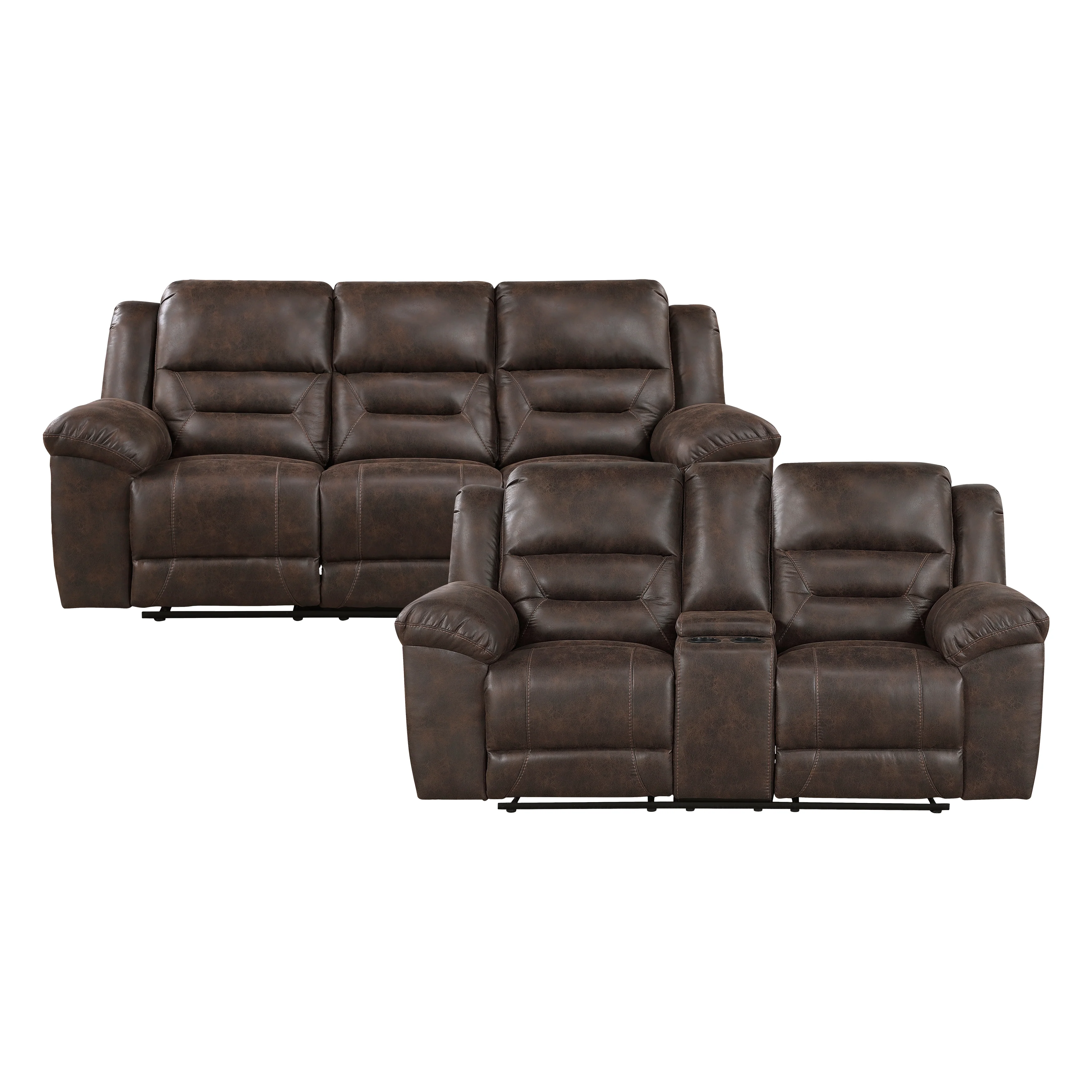 Hazen 2pc Set: Sofa, Love - Image 15