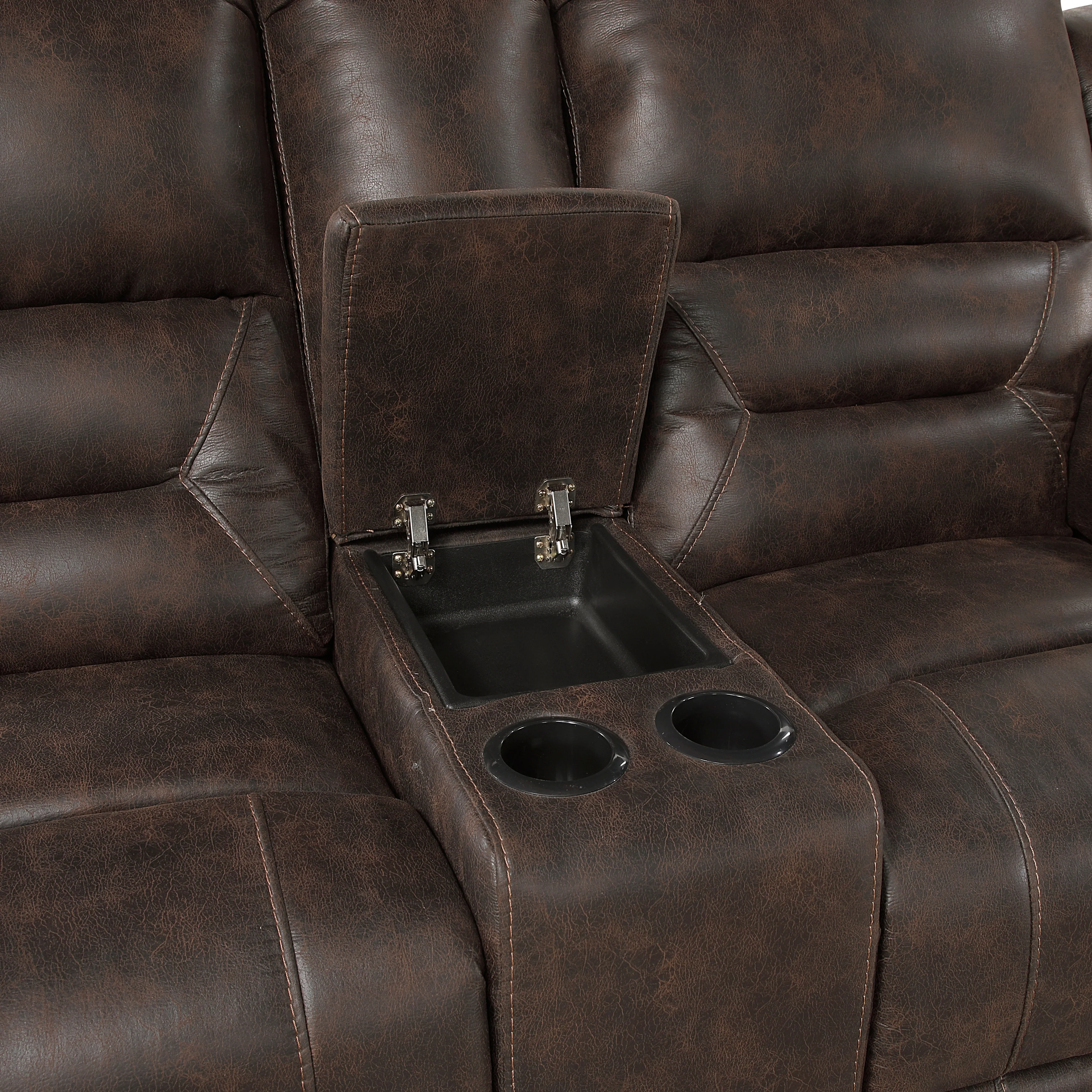 Hazen Double Reclining Love Seat With Center Console - Image 10