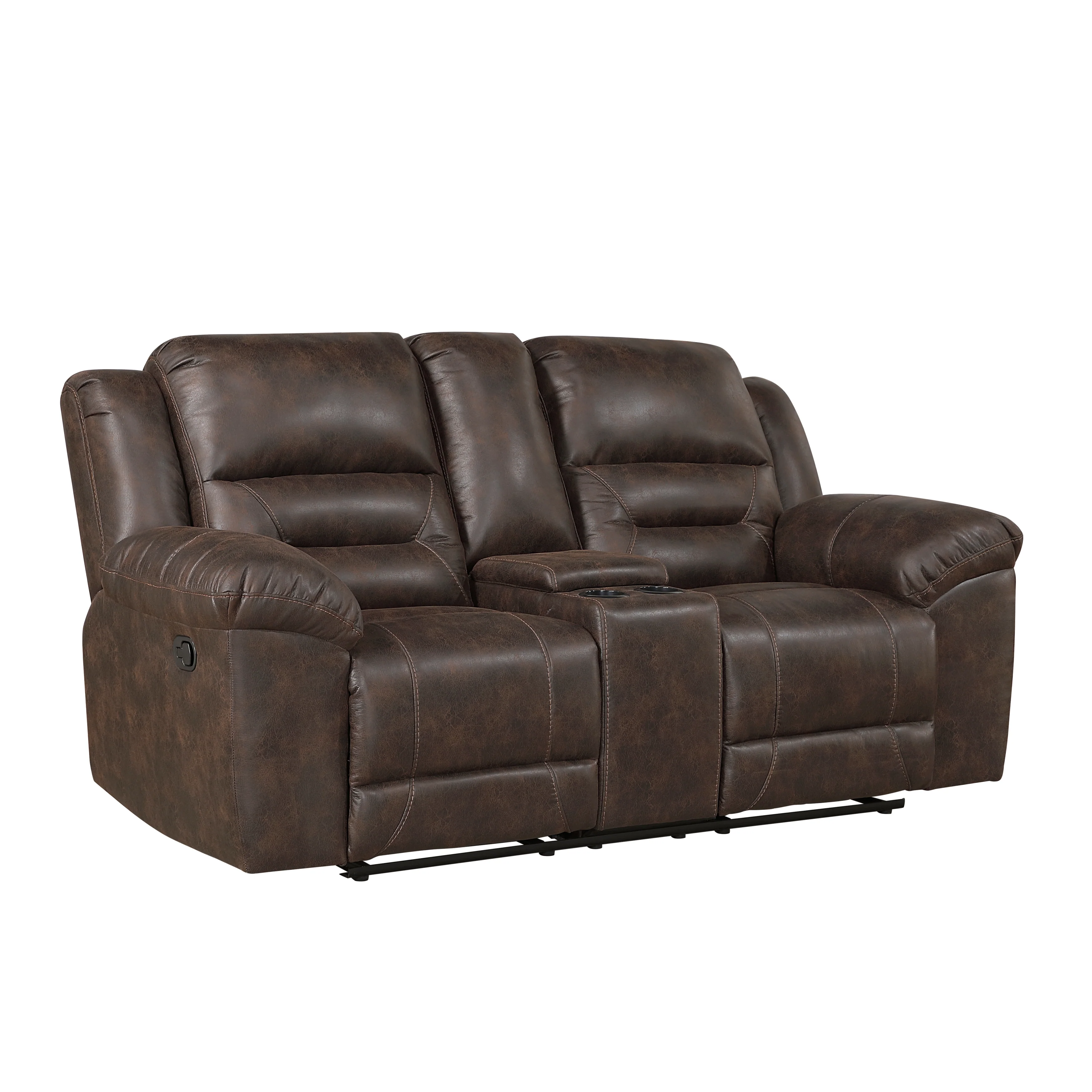 Hazen Double Reclining Love Seat With Center Console - Image 7