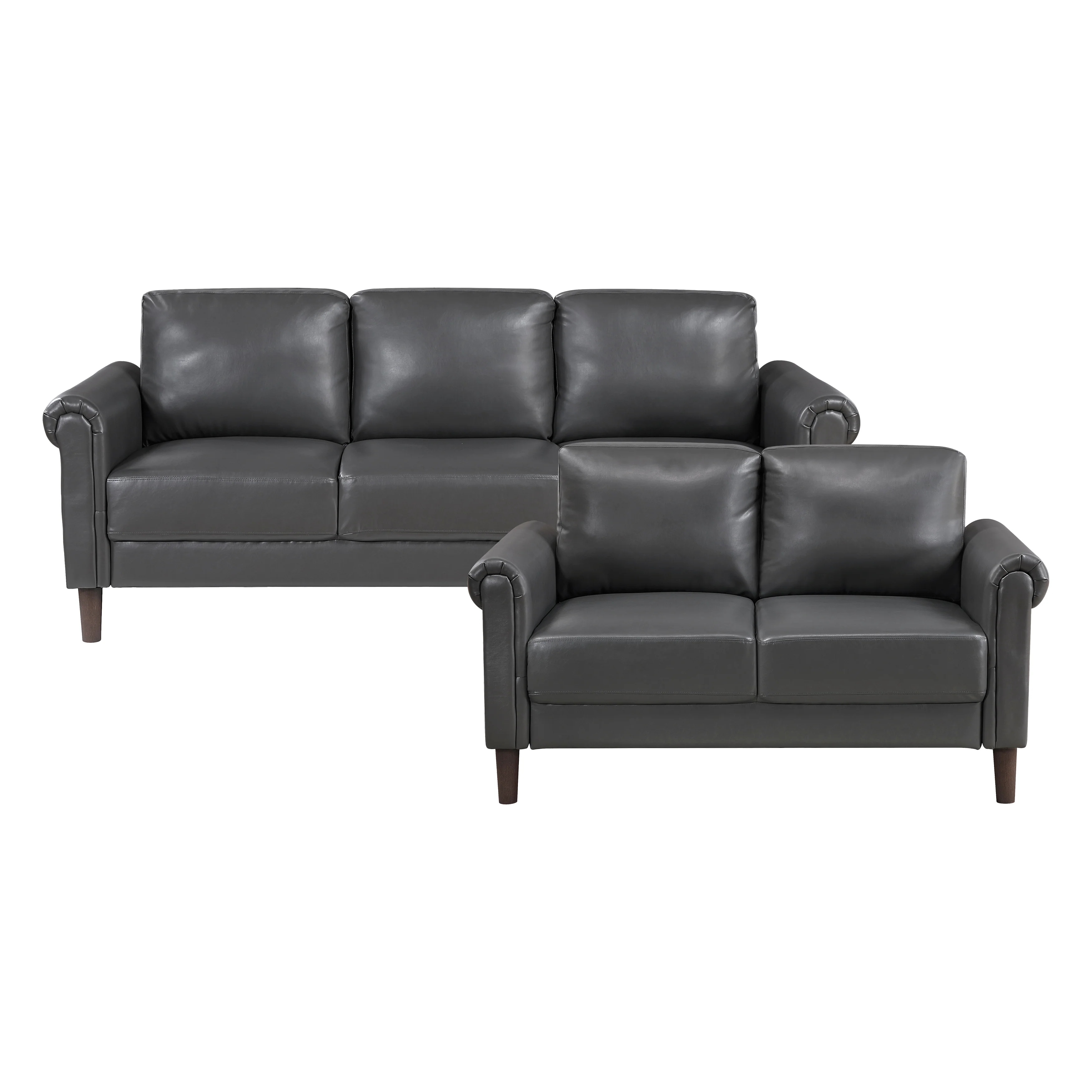 Hector 2pc Set: Sofa, Love - Image 15