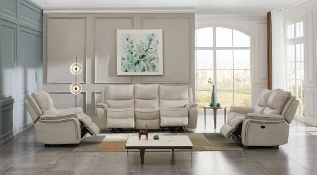 HENRICUS Glider Recliner, Beige - Image 2