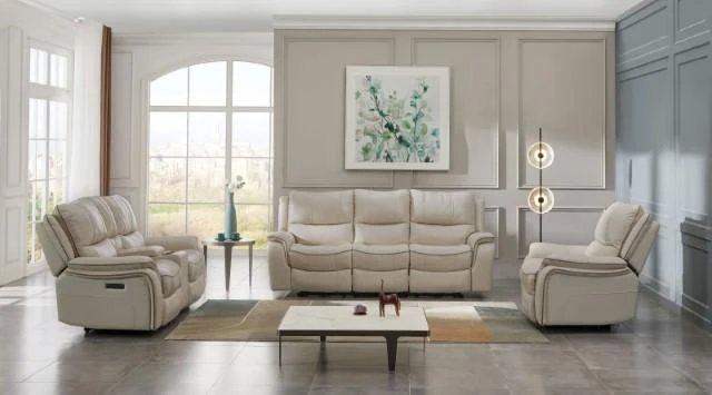 HENRICUS Glider Recliner, Beige - Image 3