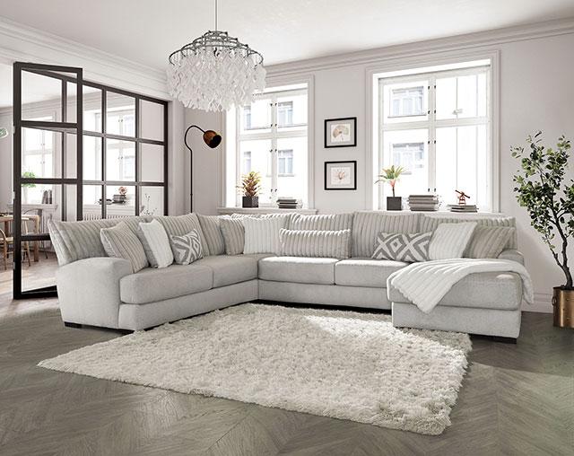 HERMISTON Sectional, Gray - Image 2