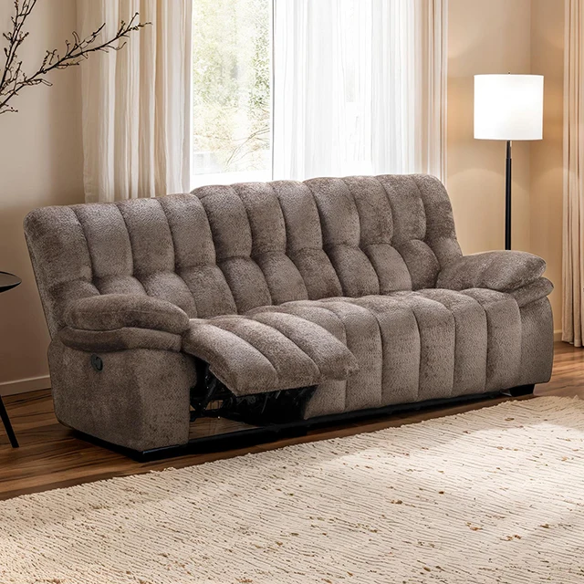 Hieronymus Manual Sofa Brown
