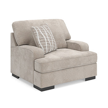 High Profile Chair & Ottoman Living Room Set - Image 7