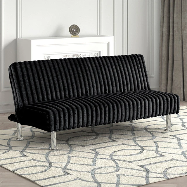 Hinwil Futon Sofa Bed Pink, Beige Grey, & Black - Image 19