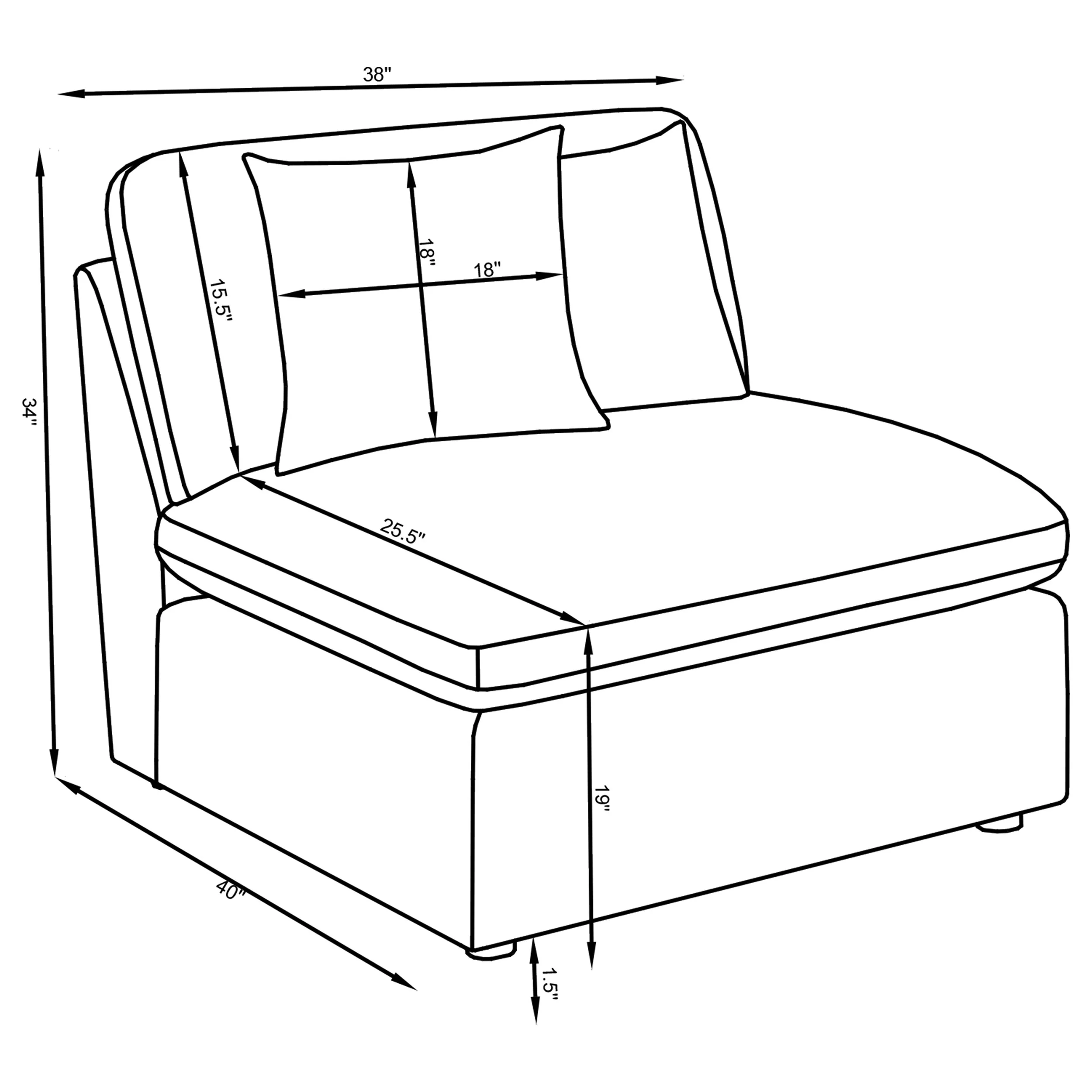 Hobson 5 Pc Sectionals - Image 8