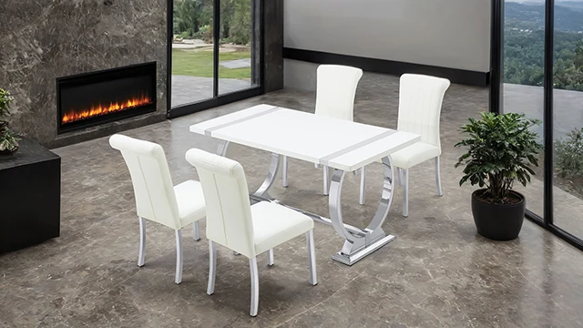 Holstebro 5 Pc 60" Dining Table Set - Image 2