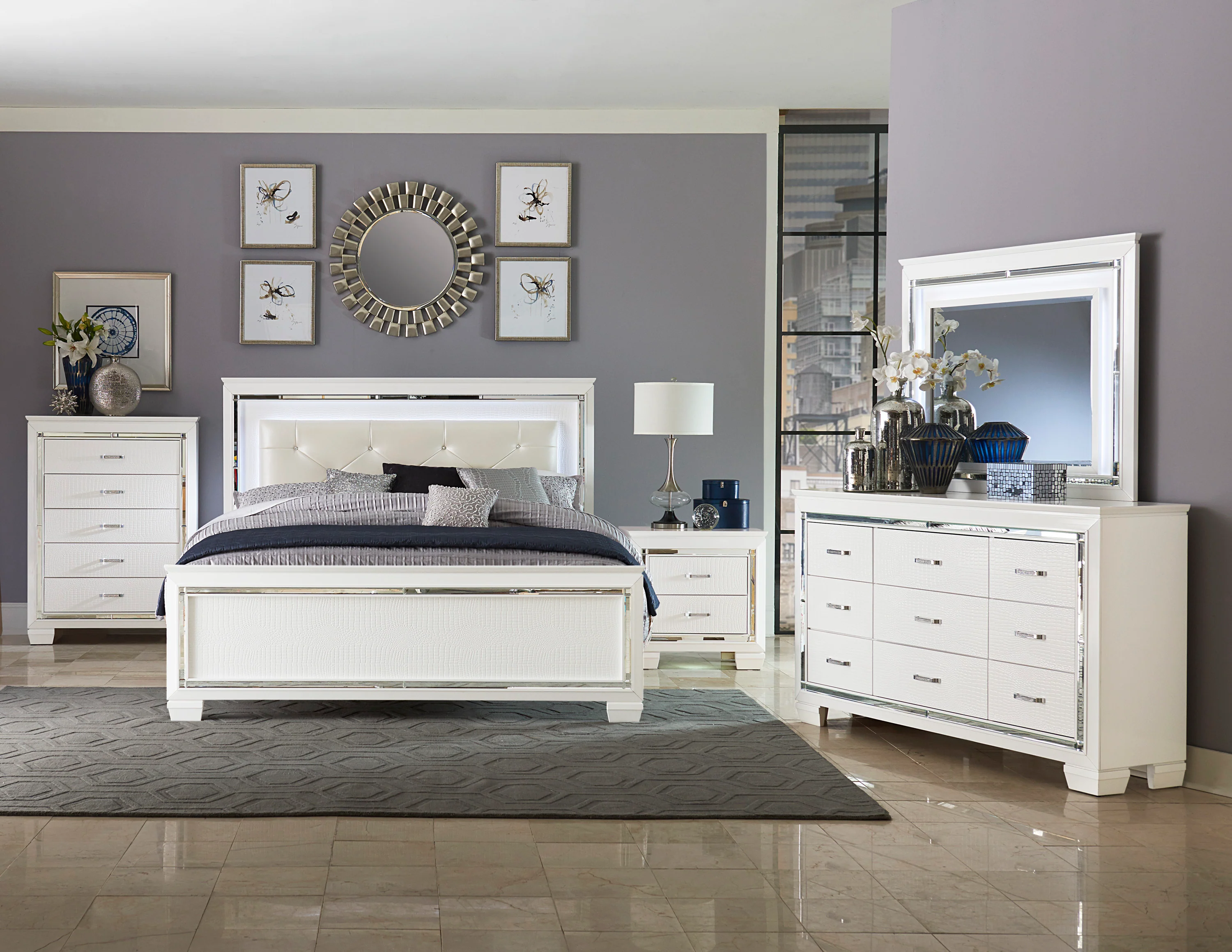Allura Dresser in White 1916W-5 - Image 8
