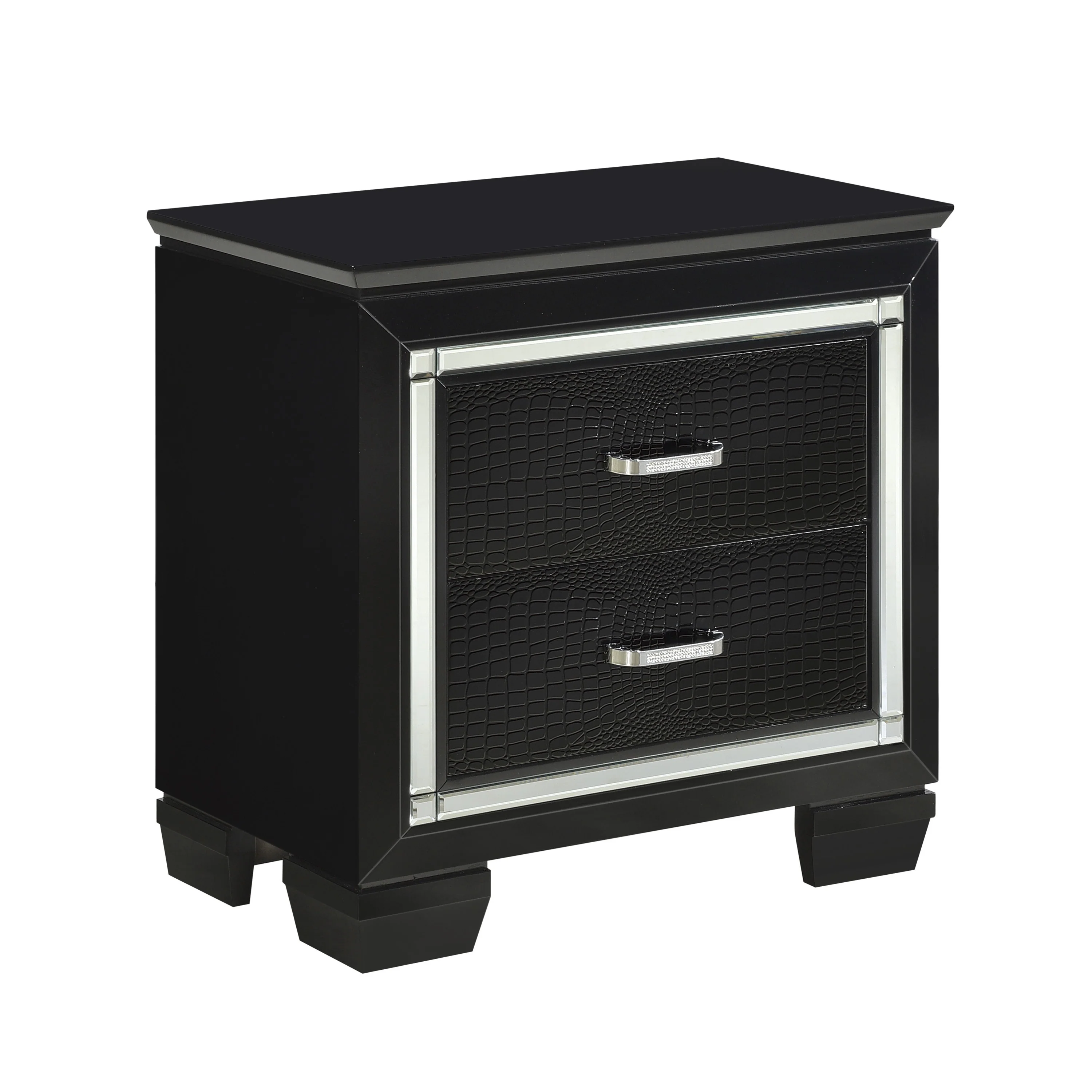Allura Nightstand in Black 1916BK-4 - Image 6