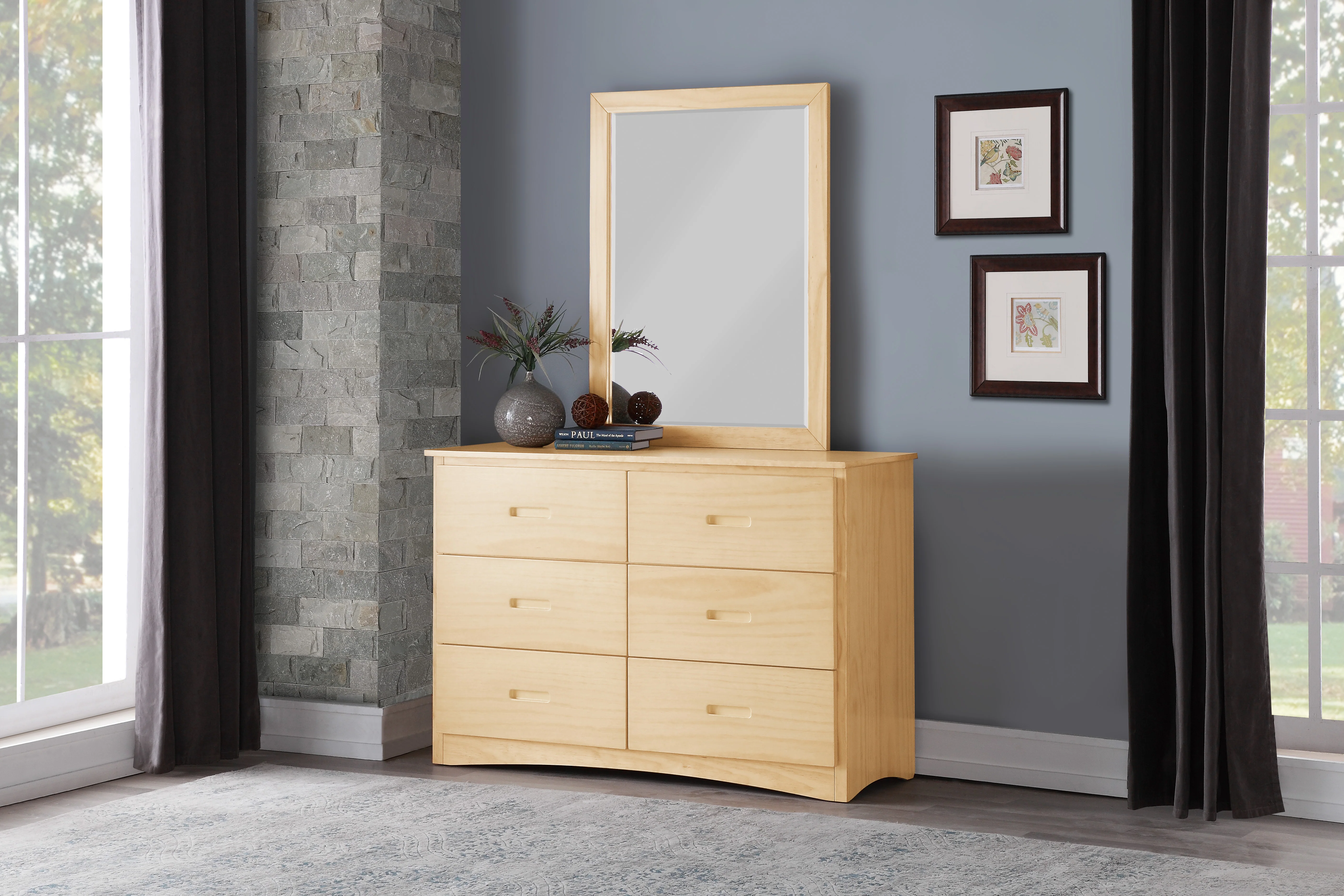 Bartly 6 Drawer Dresser in Natural B2043-5 - Image 6