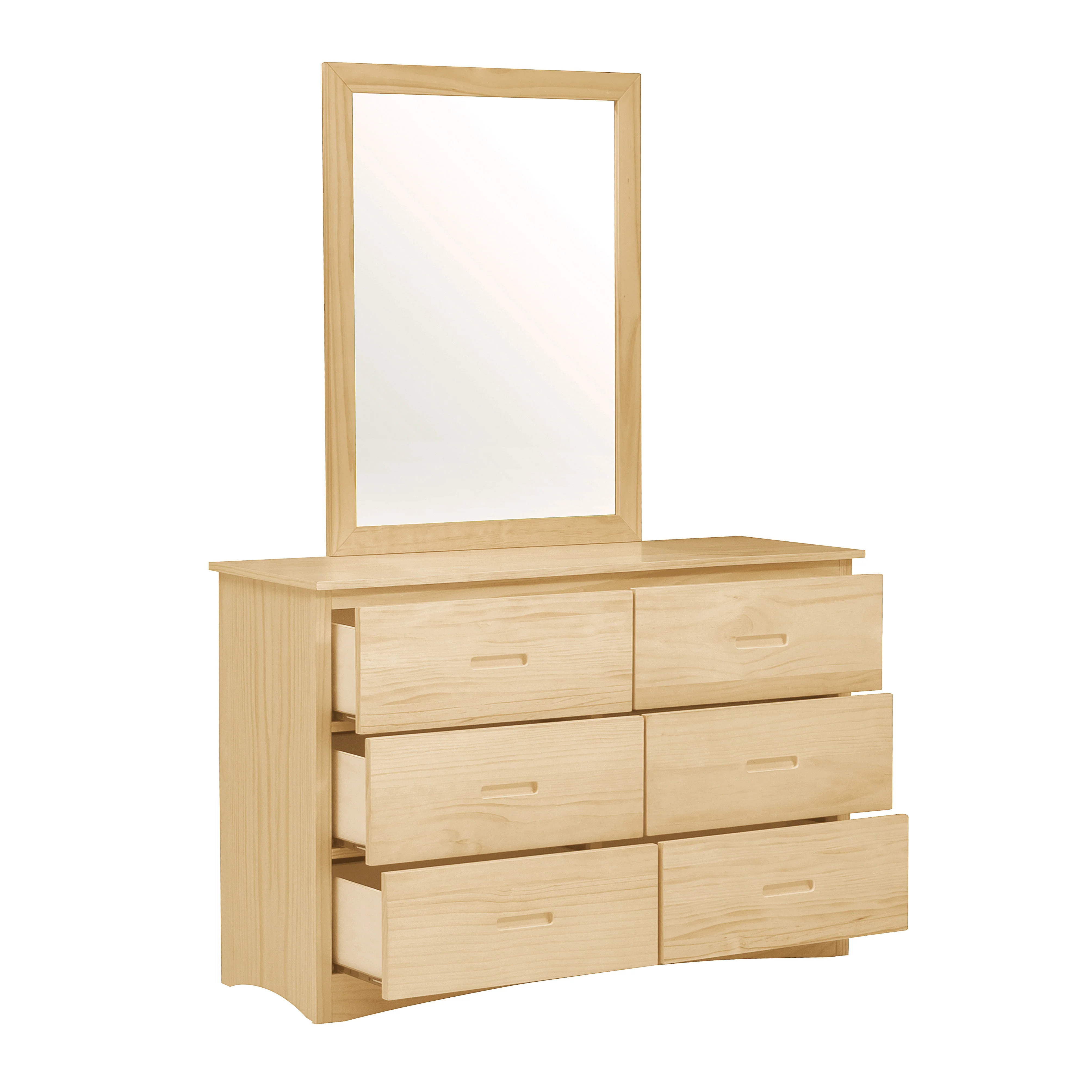 Bartly Mirror in Natural B2043-6 - Image 3