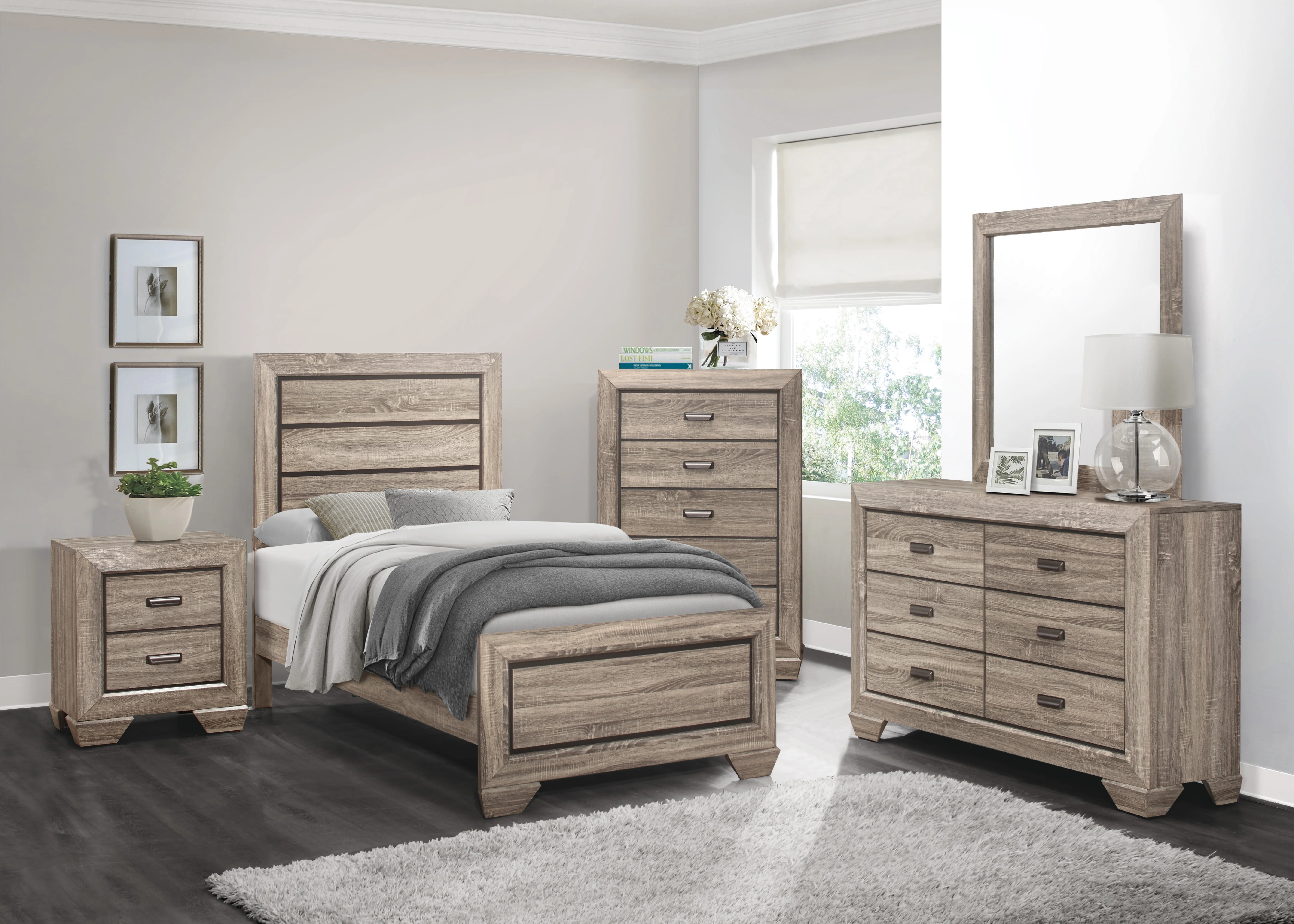 Beechnut 2 Drawer Nightstand in Natural 1904-4 - Image 6