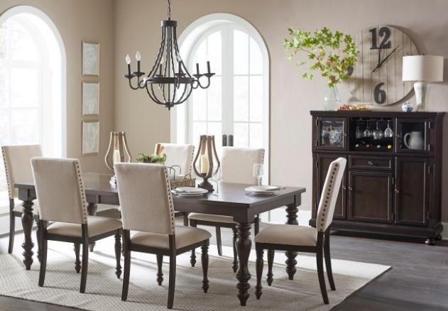 Begonia Dining Table in Gray 1718GY-90 - Image 2