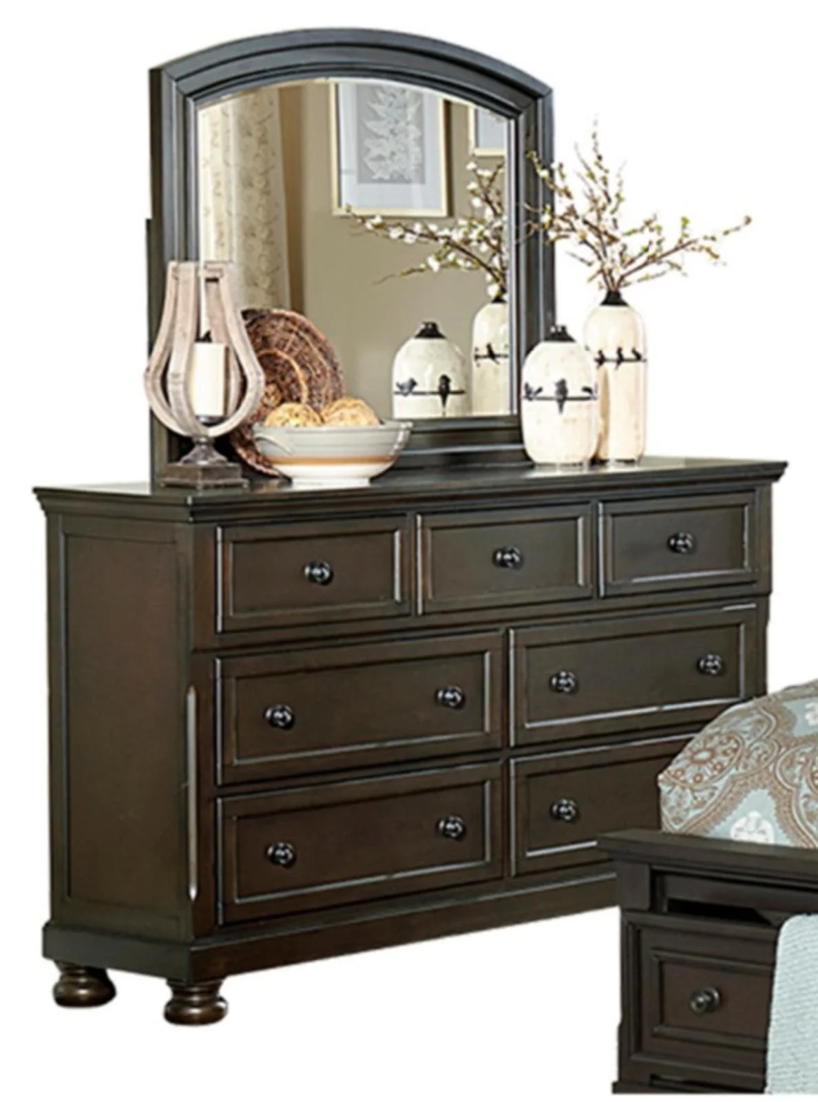 Begonia Dresser in Gray 1718GY-5 - Image 2