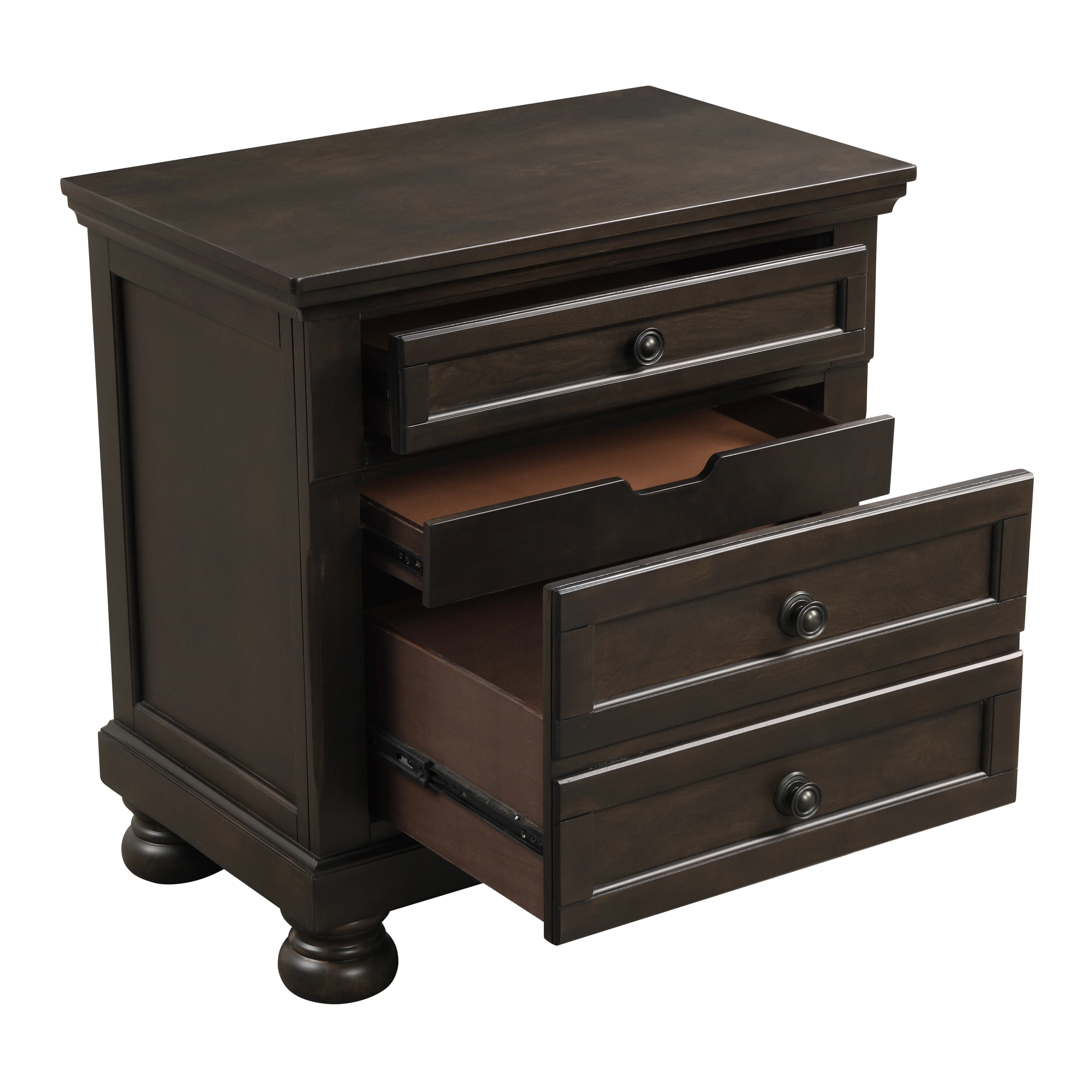 Begonia Nightstand in Gray 1718GY-4 - Image 3