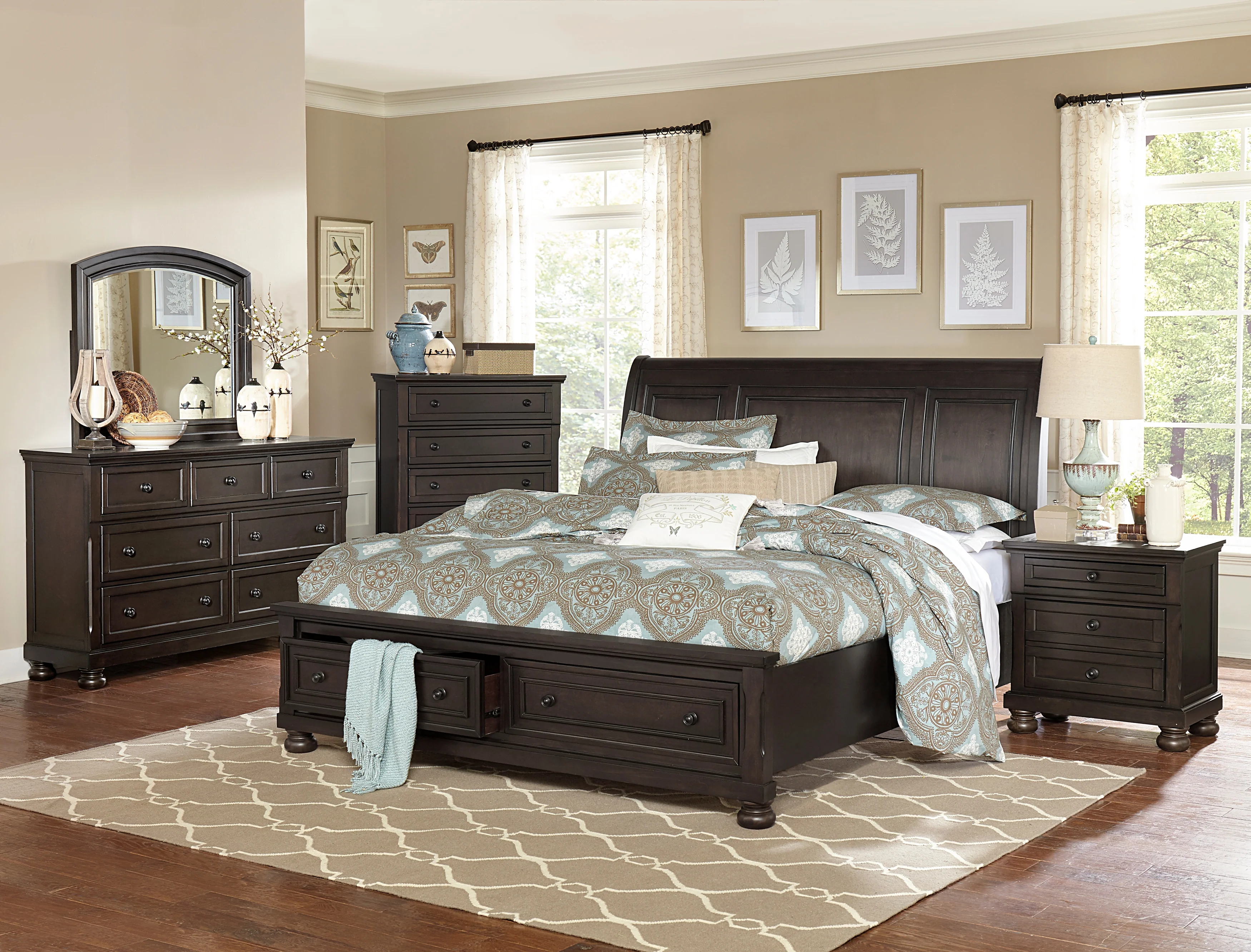 Begonia Nightstand in Gray 1718GY-4 - Image 6