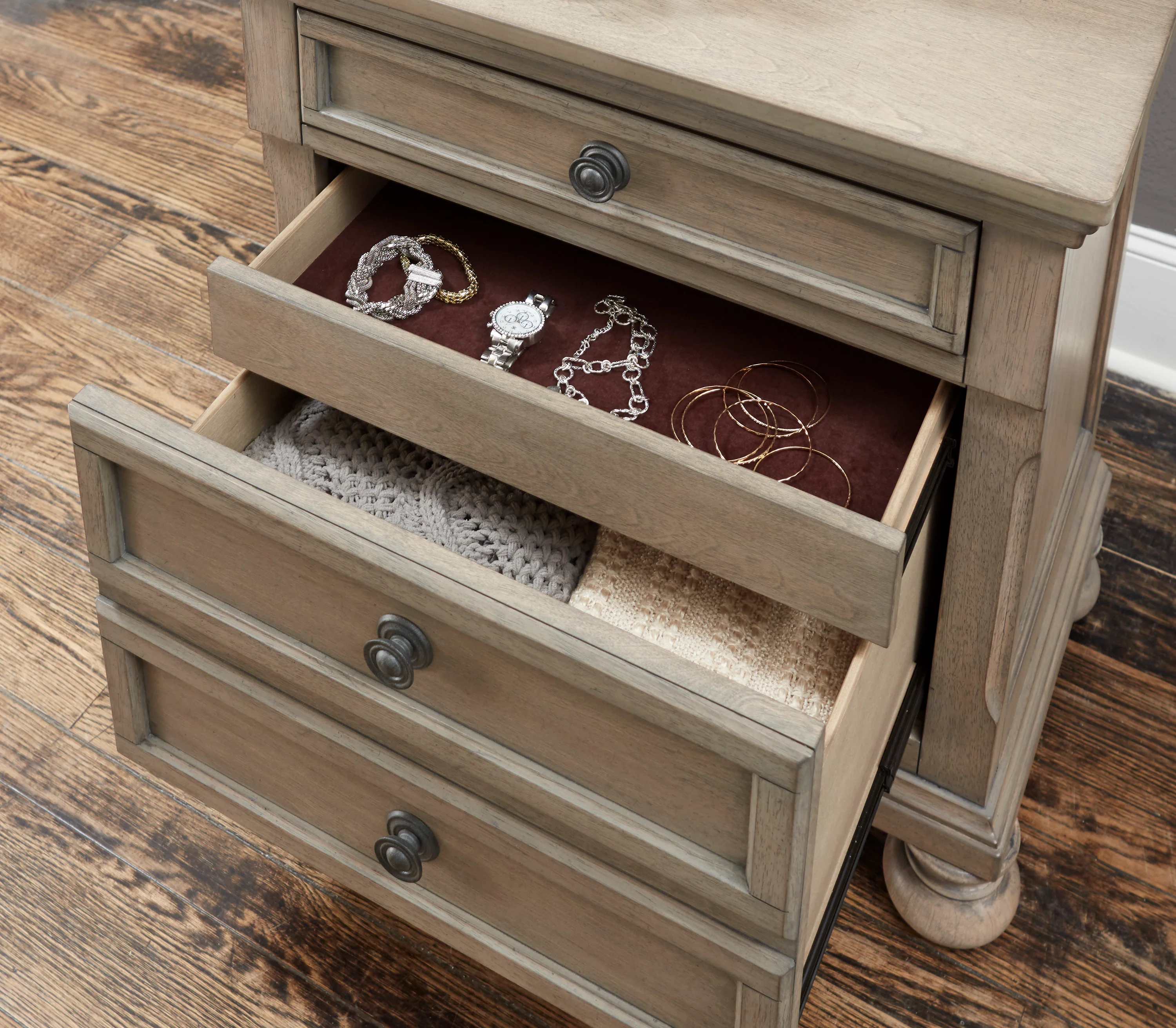 Bethel Nightstand in Gray 2259GY-4 - Image 9